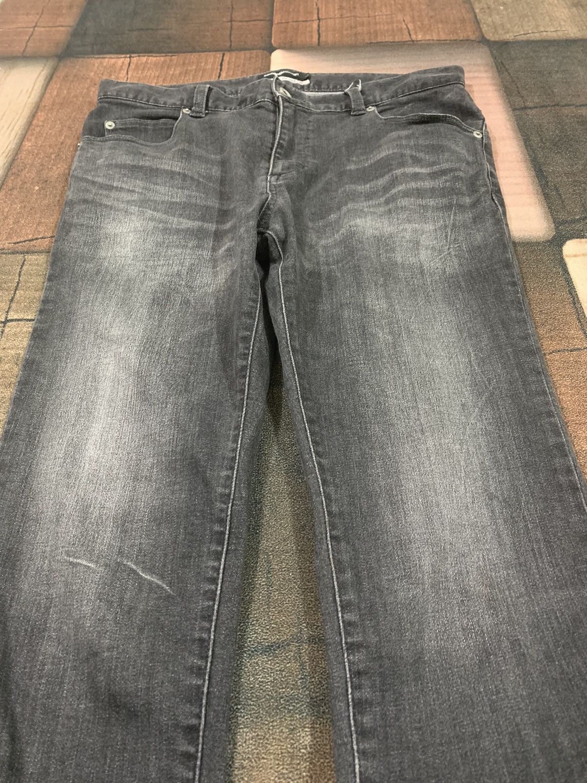 semanticdesign 🇯🇵 SEMANTIC DESIGN skinny jeans stone wash faded style Size US 32 / EU 48 - 12 Thumbnail