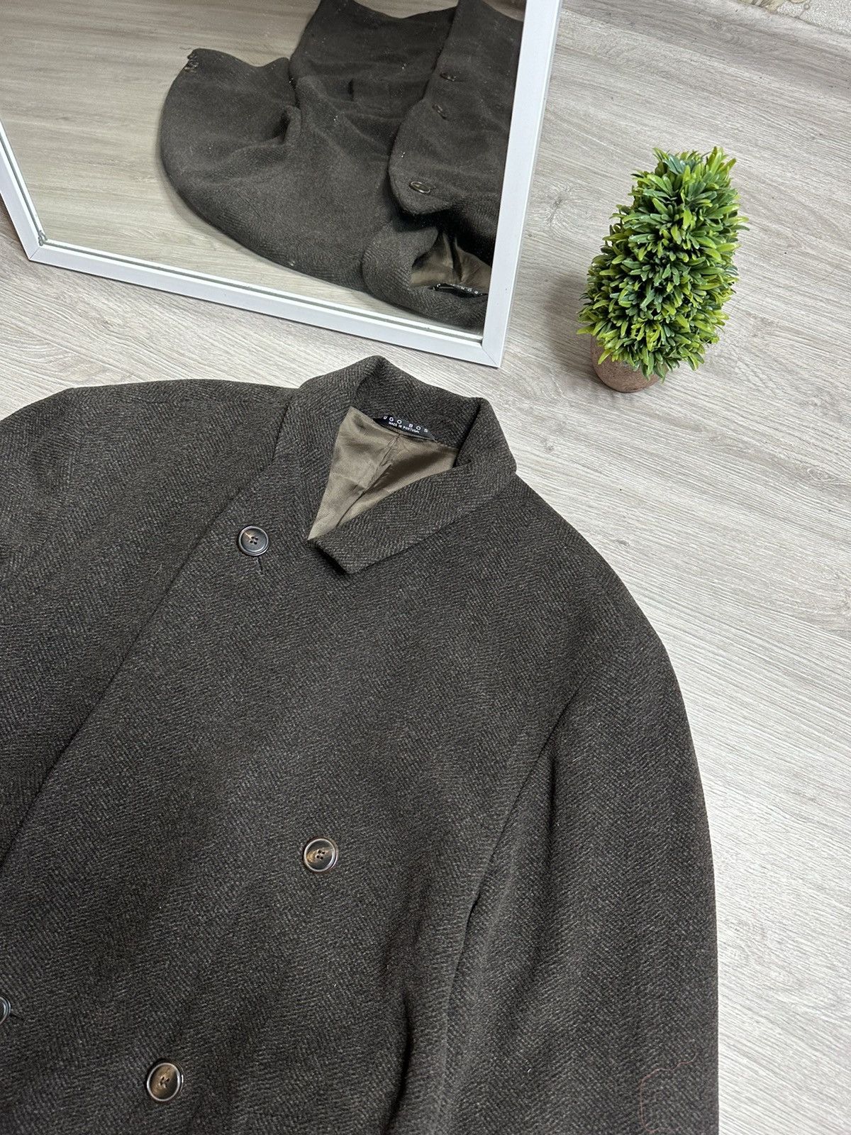 Hugo Boss Hugo Boss Wool Coat Size US XL / EU 56 / 4 - 2 Thumbnail