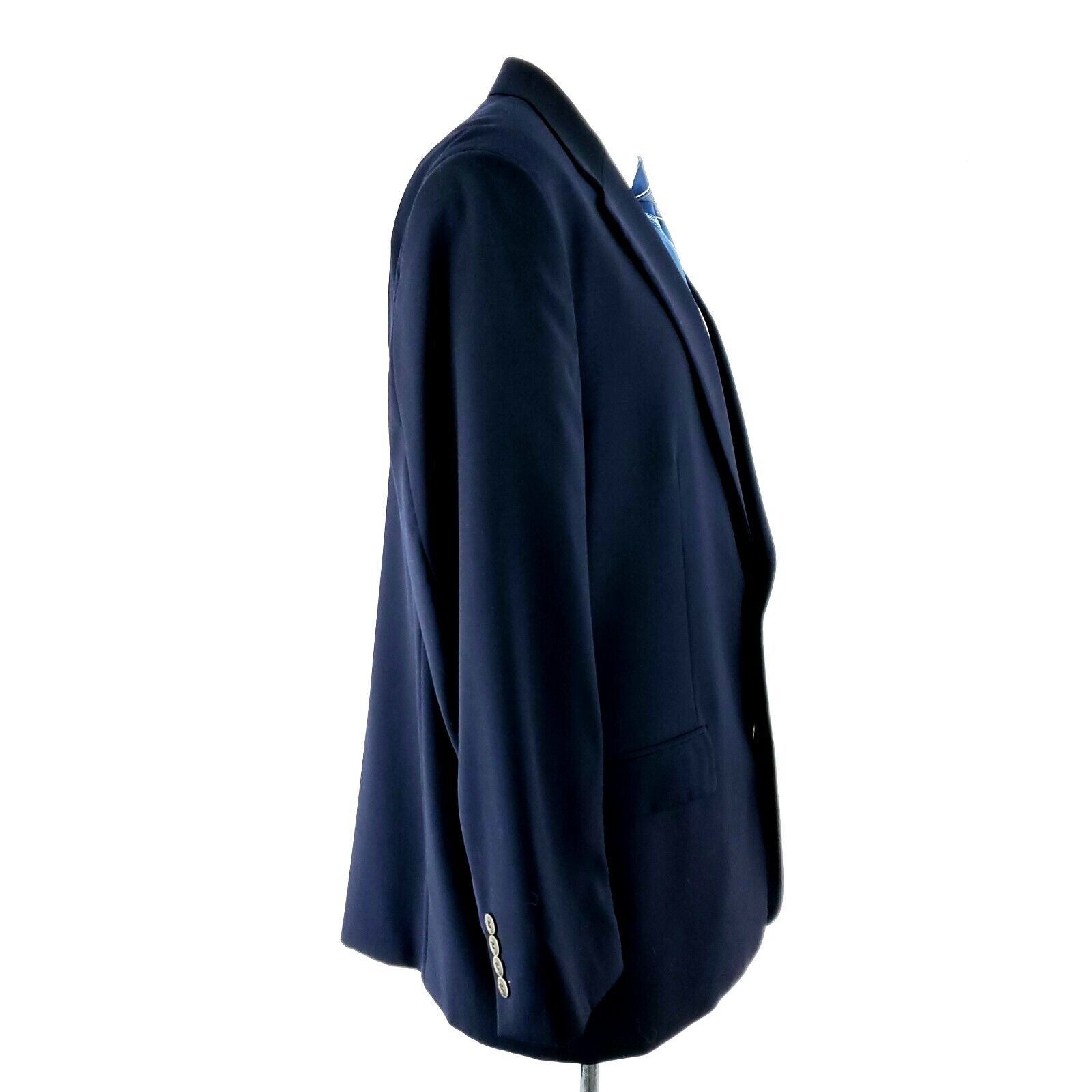 Joseph & Feiss Joseph Feiss Wool 2 Button Blazer 42R Blue Classic Fit Tagge Size 42R - 6 Thumbnail