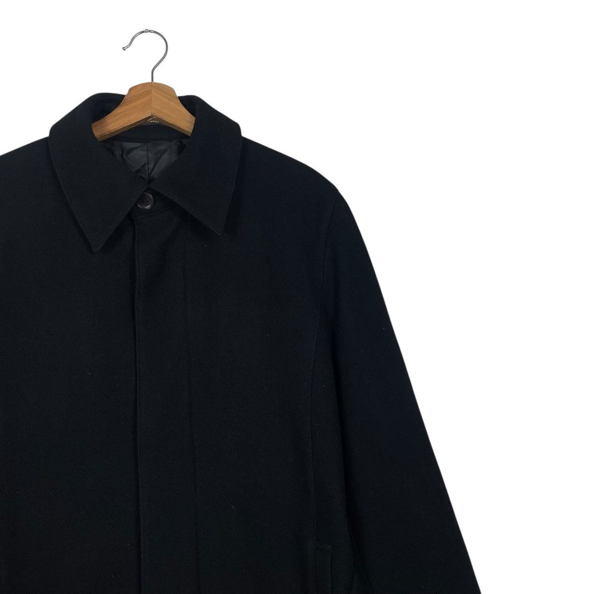 Jean Paul Gaultier Gaultier Homme Object Wool Black Coat Size US M / EU 48-50 / 2 - 6 Thumbnail
