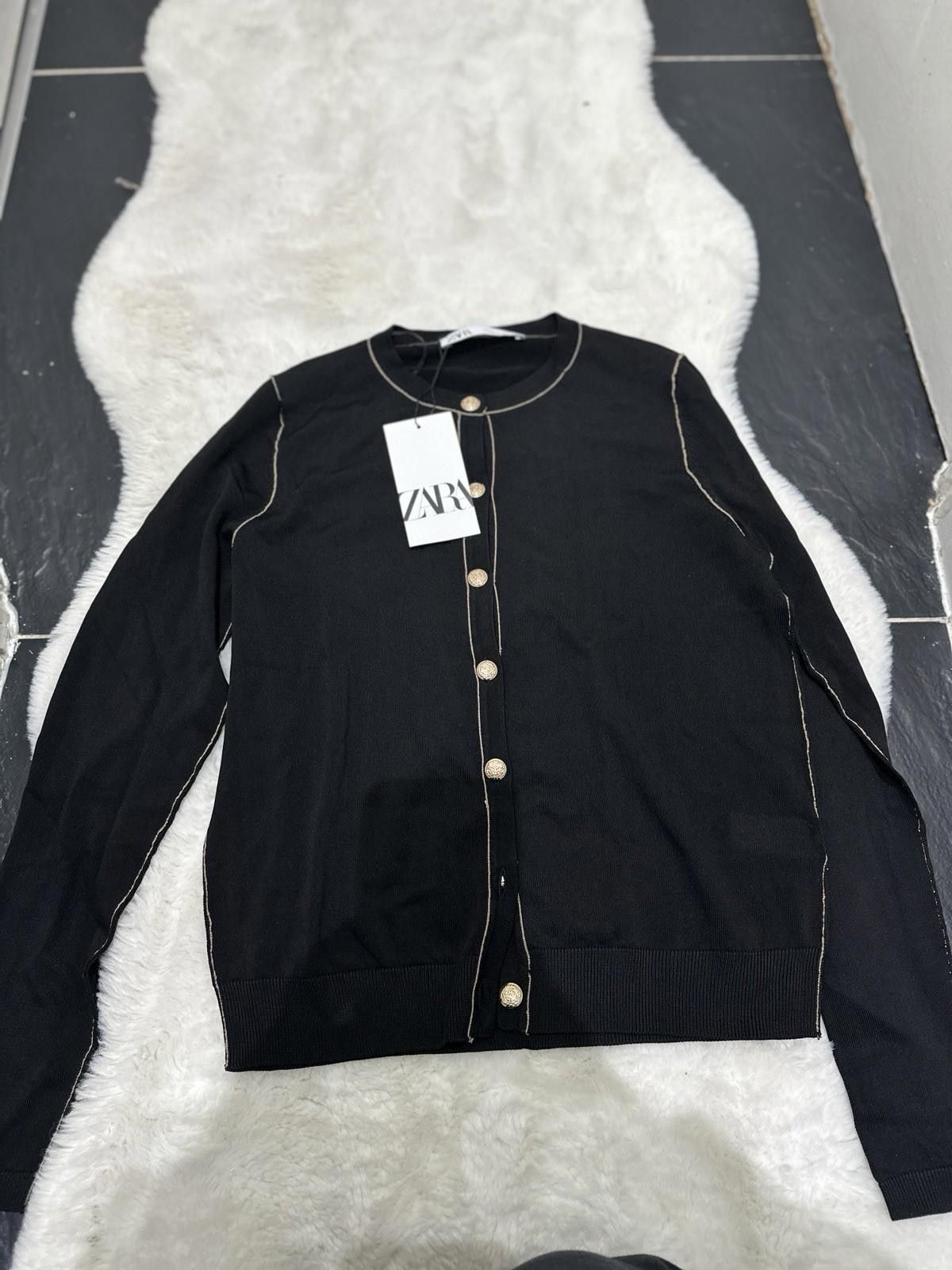 Zara ZARA black cardigan lightweigh Size M / US 6-8 / IT 42-44 - 3 Thumbnail