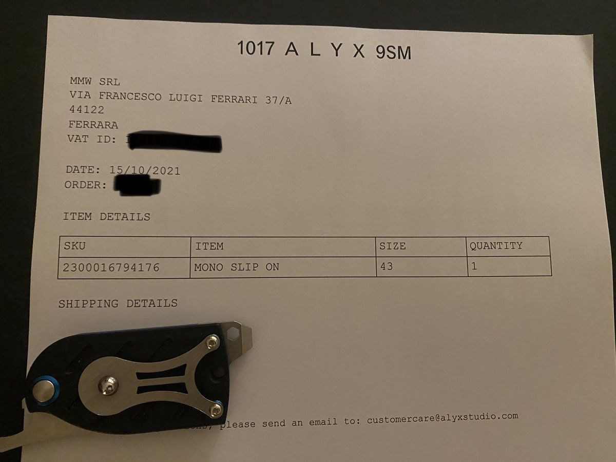 1017 ALYX 9SM Alyx mono slip chrome Size US 10 / EU 43 - 3 Thumbnail