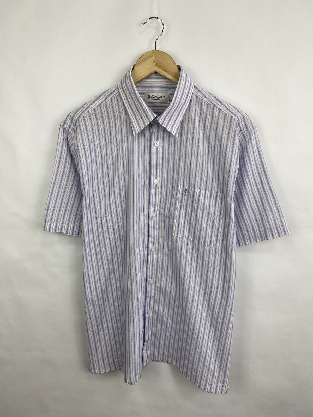 Yves Saint Laurent Vintage 90s Yves Saint Laurent YSL Shirt Rare Retro Y2K Hype Size US L / EU 52-54 / 3 - 3 Thumbnail