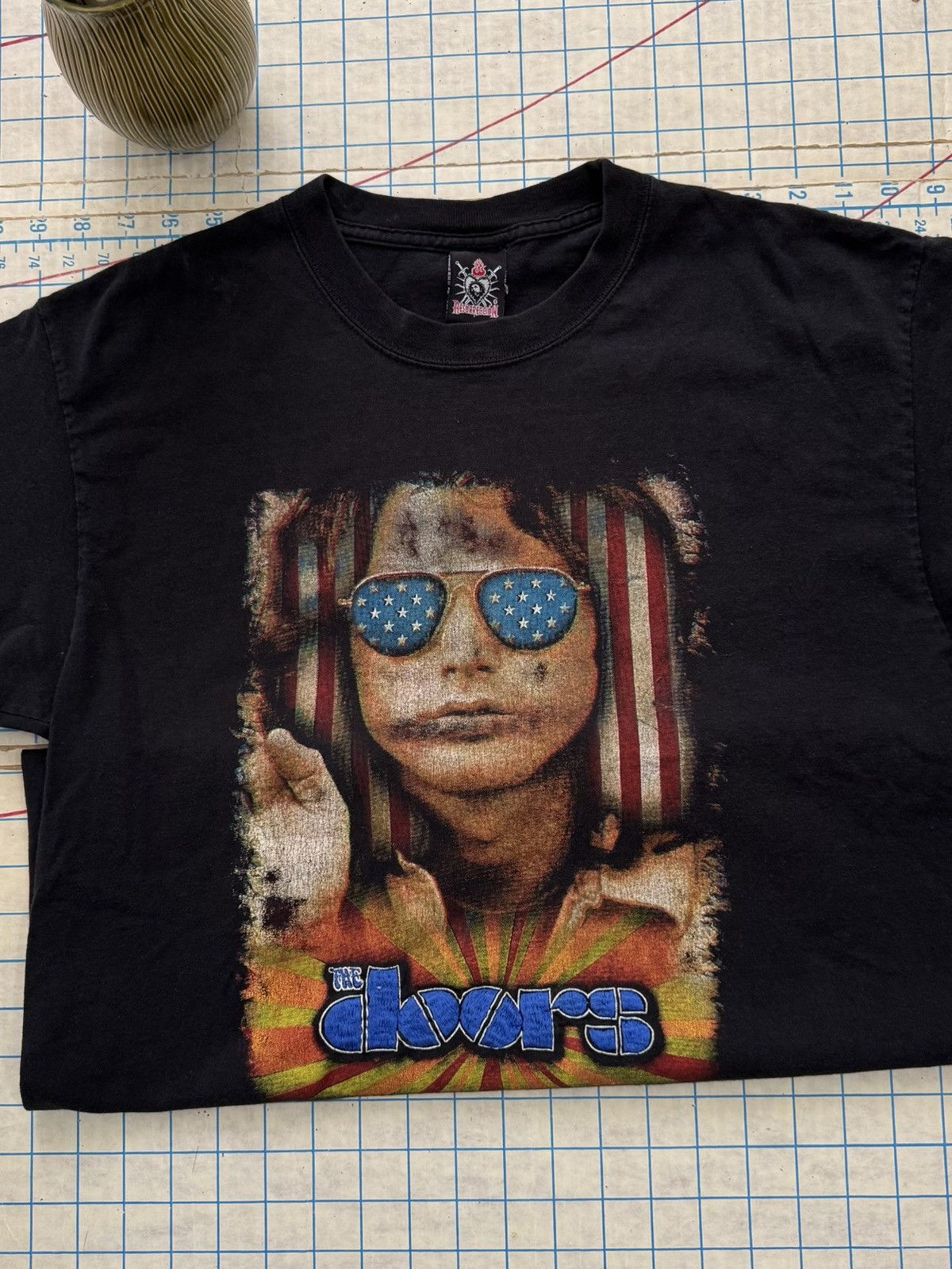 Band Tees Vintage Resurrection The Doors Band Tee Front and Back Graph Size US L / EU 52-54 / 3 - 3 Thumbnail