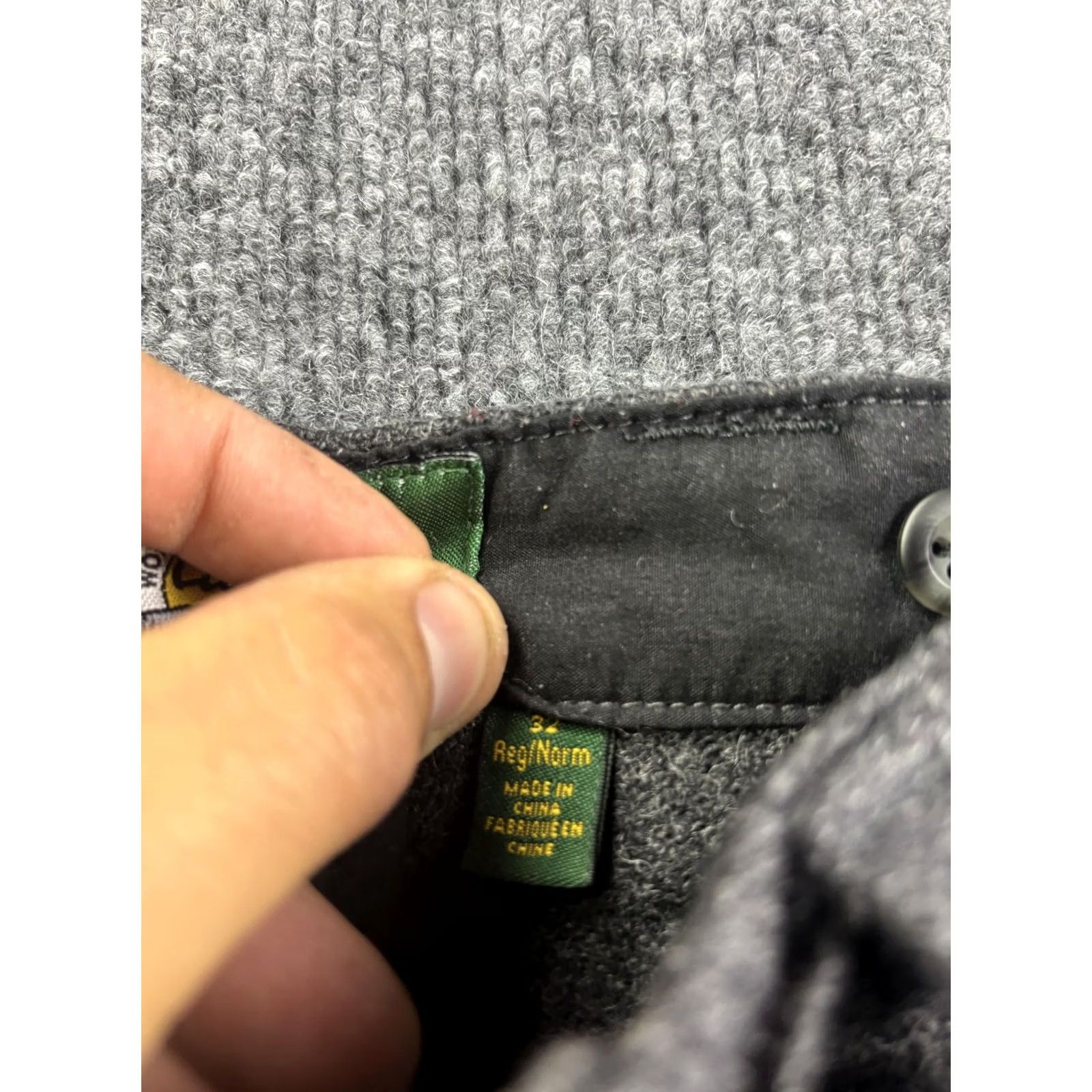 Vintage Cabela's Pants Mens 32 Gray Wool Tweed Cargo Lined Hunting Outdoor Gear Size US 32 / EU 48 - 7 Thumbnail