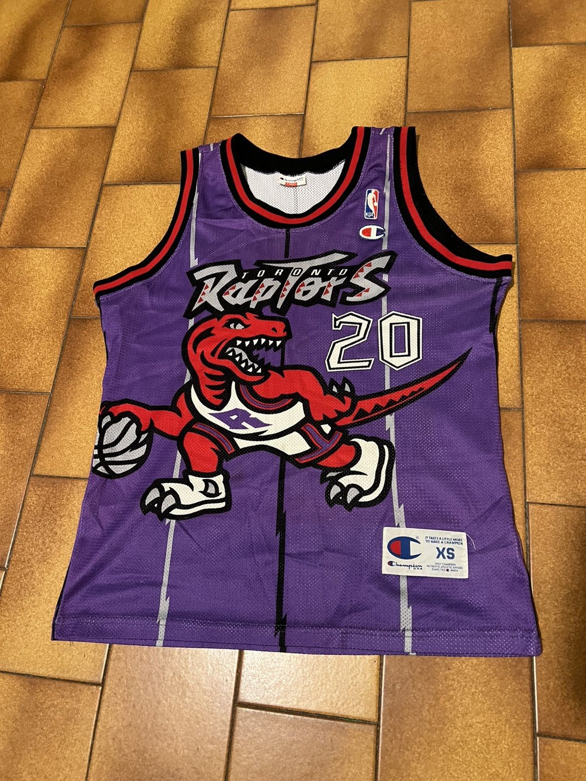 Damon Stoudamire #20 Toronto Raptors NBA Champion Jersey