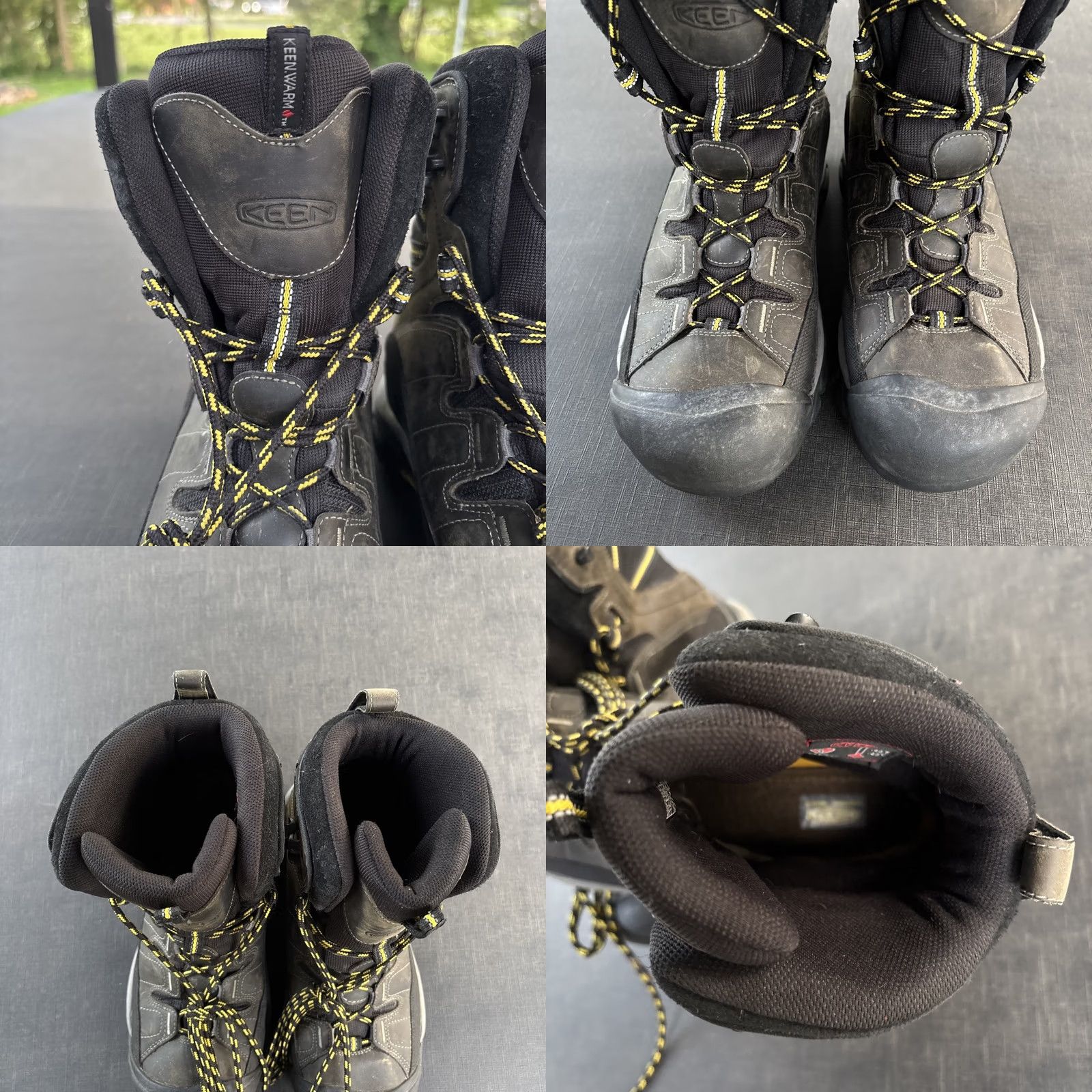 KEEN KEEN Men's Snow Boot 10.5 Waterproof Leather Black 1013305 Winter Boots Summit County Size US 11 / EU 44 - 8 Thumbnail