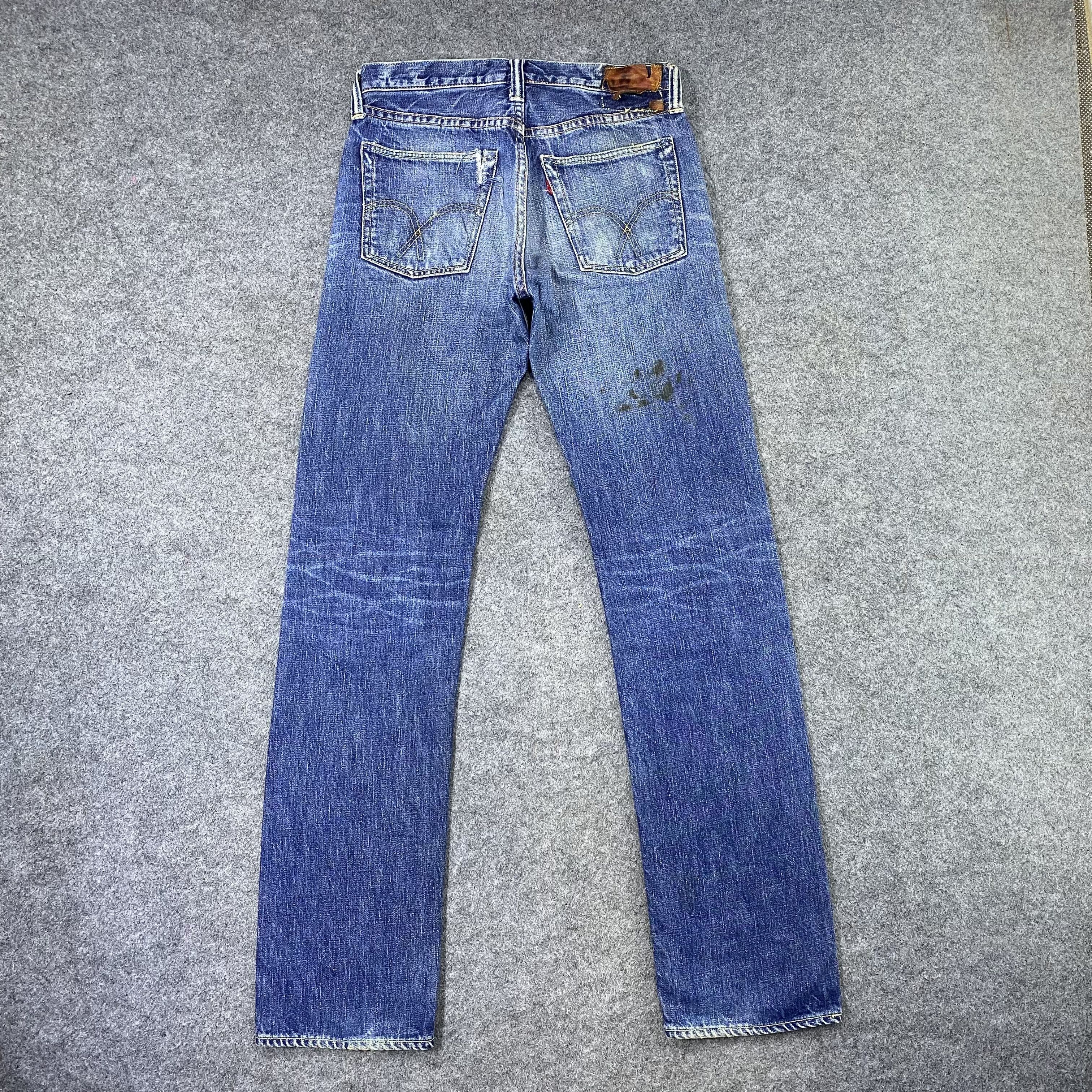 Full Count & Co. × Japanese Brand × Vintage Vintage Full Count & Co. Fly Button Blue Wash Jeans-J1167 Size US 29 - 3 Thumbnail