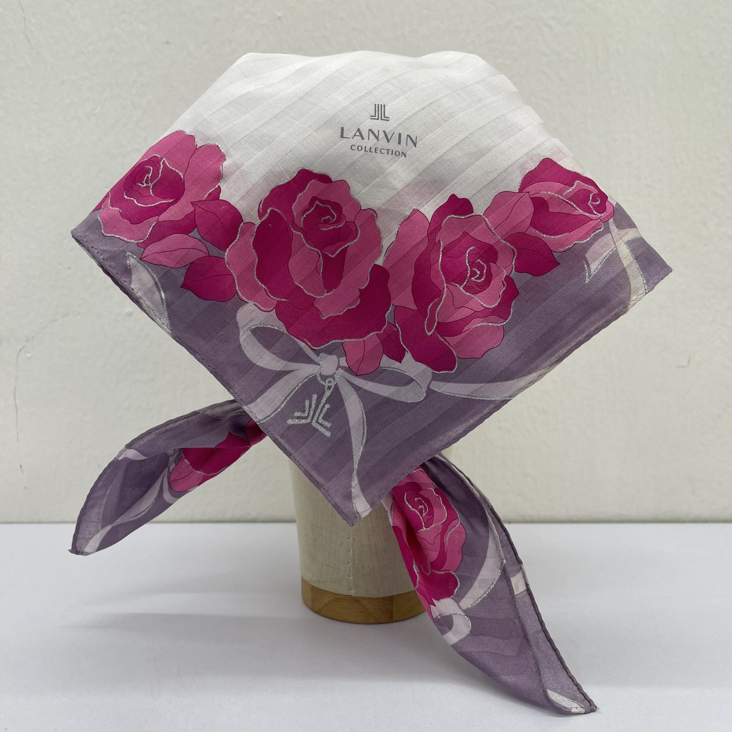 Lanvin Vintage Lanvin Handkerchief/Neckerchief/Bandana-KD2356 Size ONE SIZE - 2 Thumbnail