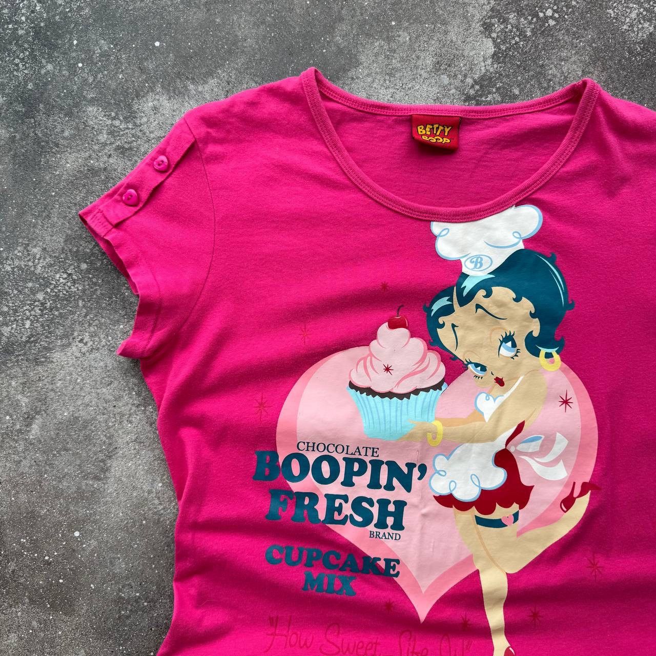 20471120 × Vintage Betty Boop Super Sexy Glamour Vintage T-Shirt Size M / US 6-8 / IT 42-44 - 2 Thumbnail