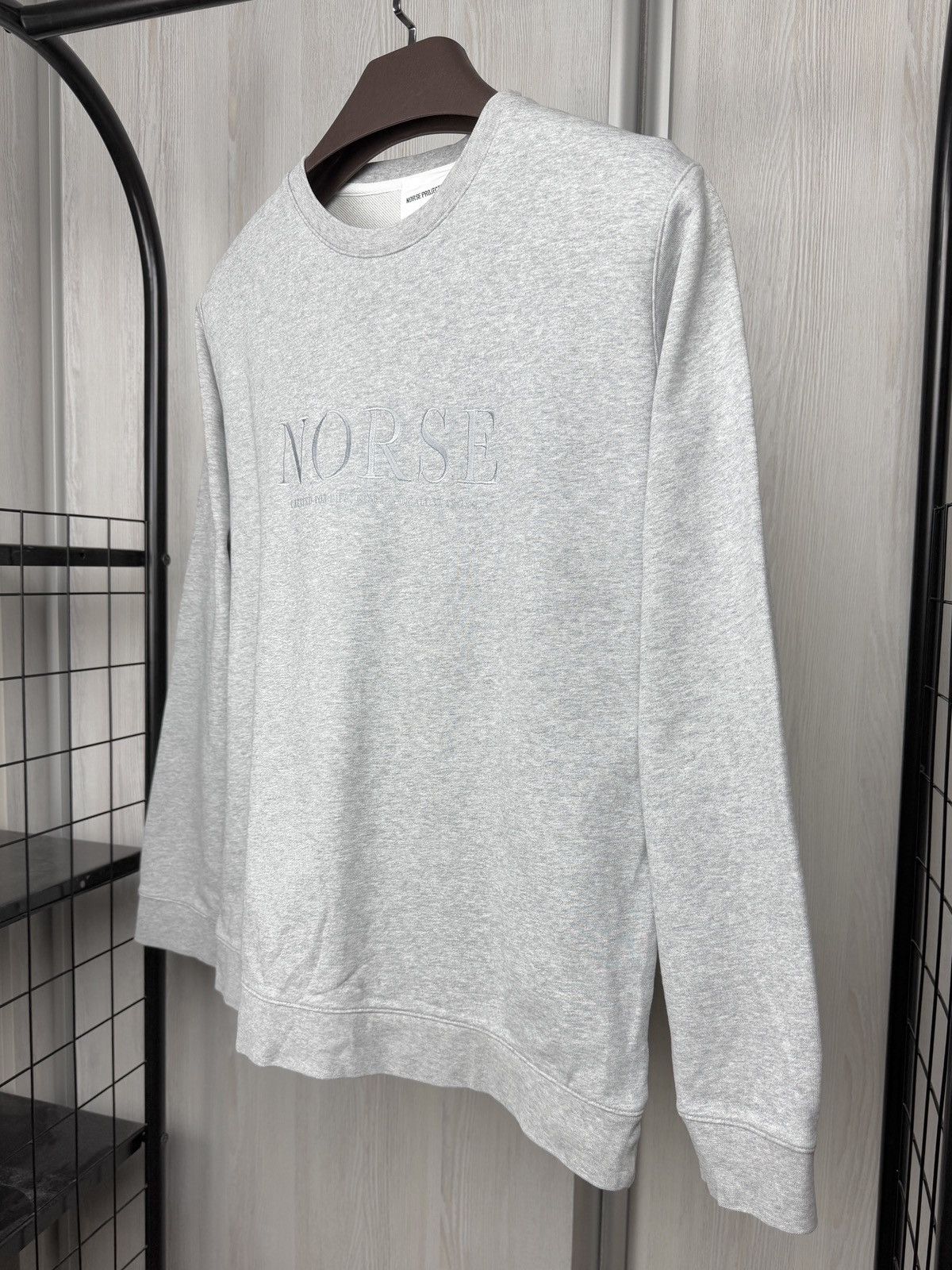 Norse Projects Norse Projects VAGN SERIF LOGO Sweatshirt Men's Crew Neck L Size US L / EU 52-54 / 3 - 5 Thumbnail