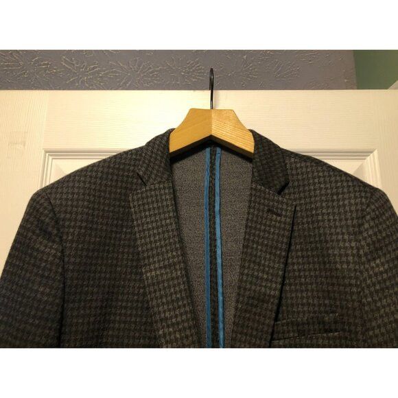 Bar III Bariii men's charcoal sport coat jacket blazer size: 42 R Size 42R - 2 Thumbnail