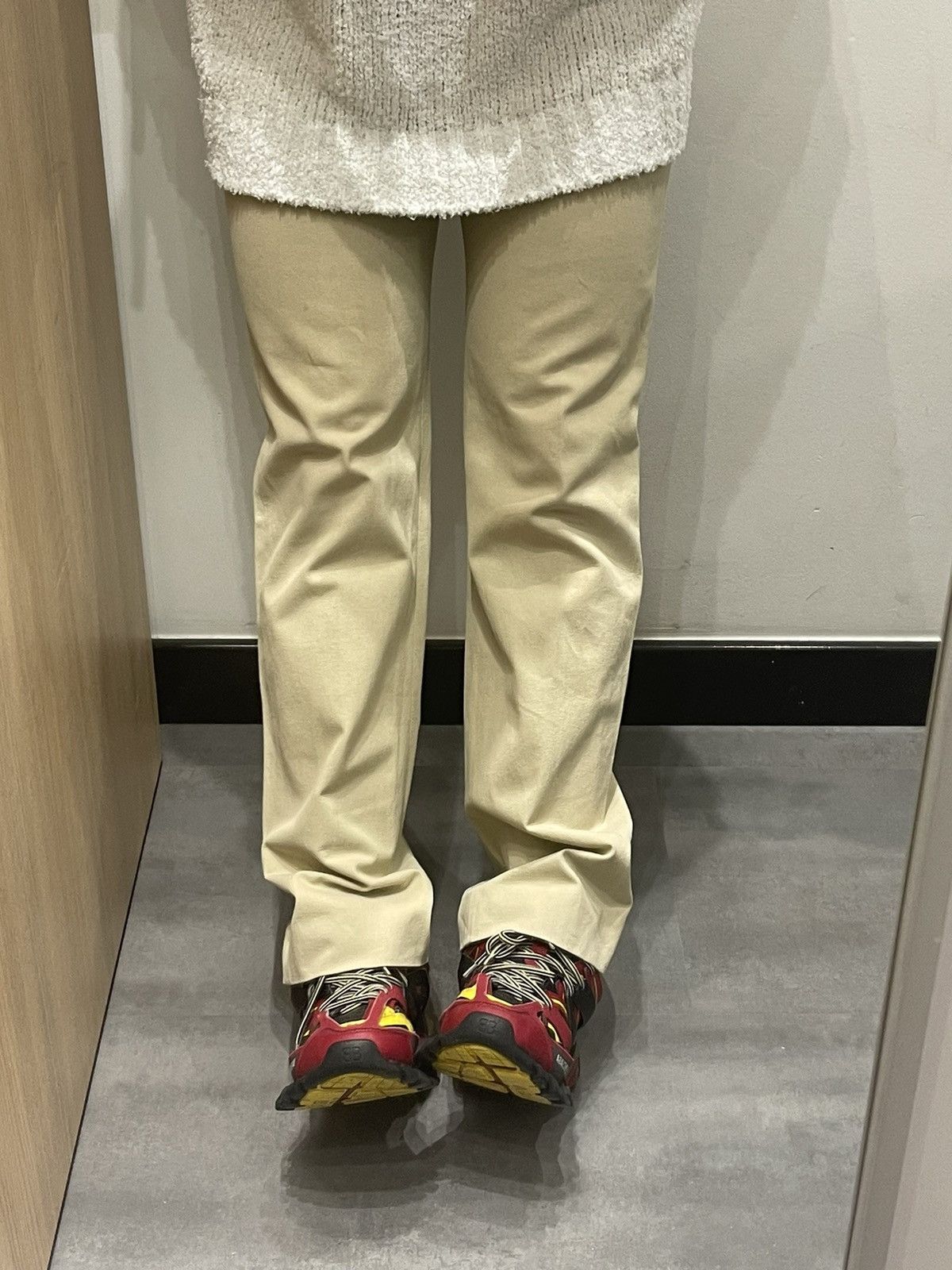 Prada Archive Prada High Rise Cream Casual Pants Size US 30 / EU 46 - 5 Thumbnail