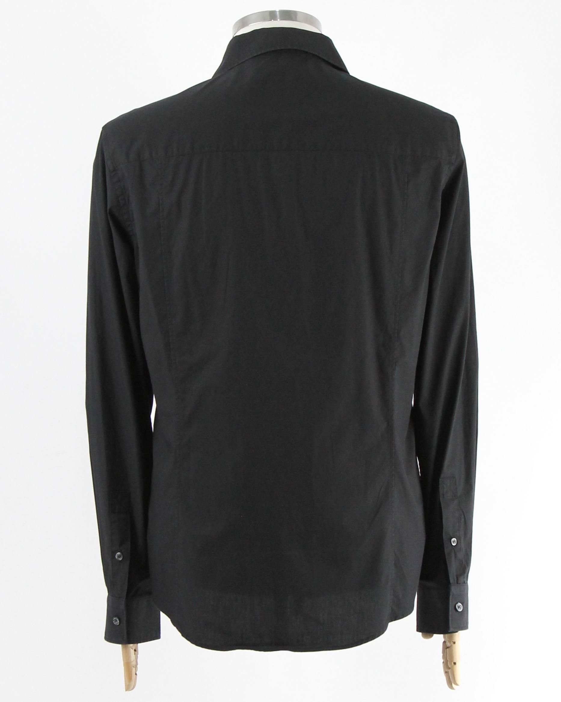 Dirk Bikkembergs BIKKEMBERGS Black shirt with logo Size US L / EU 52-54 / 3 - 3 Thumbnail