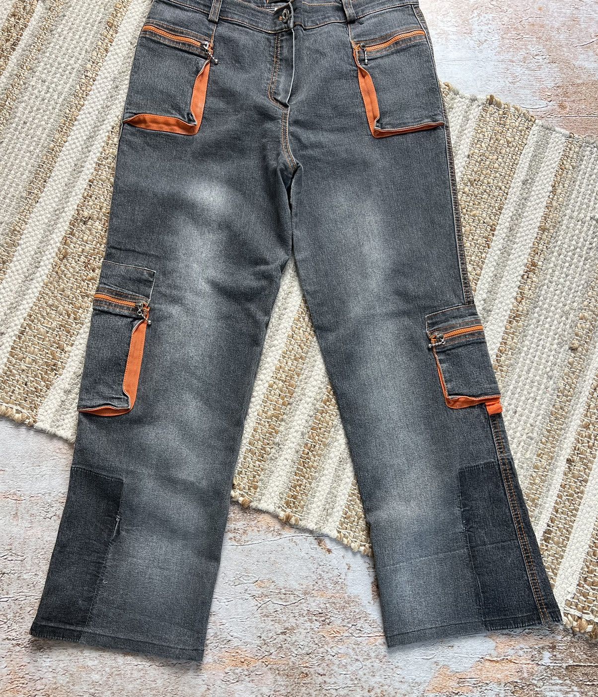 Japanese Brand × Seditionaries Vintage Japanese cargo denim pants Size US 30 / EU 46 - 2 Thumbnail