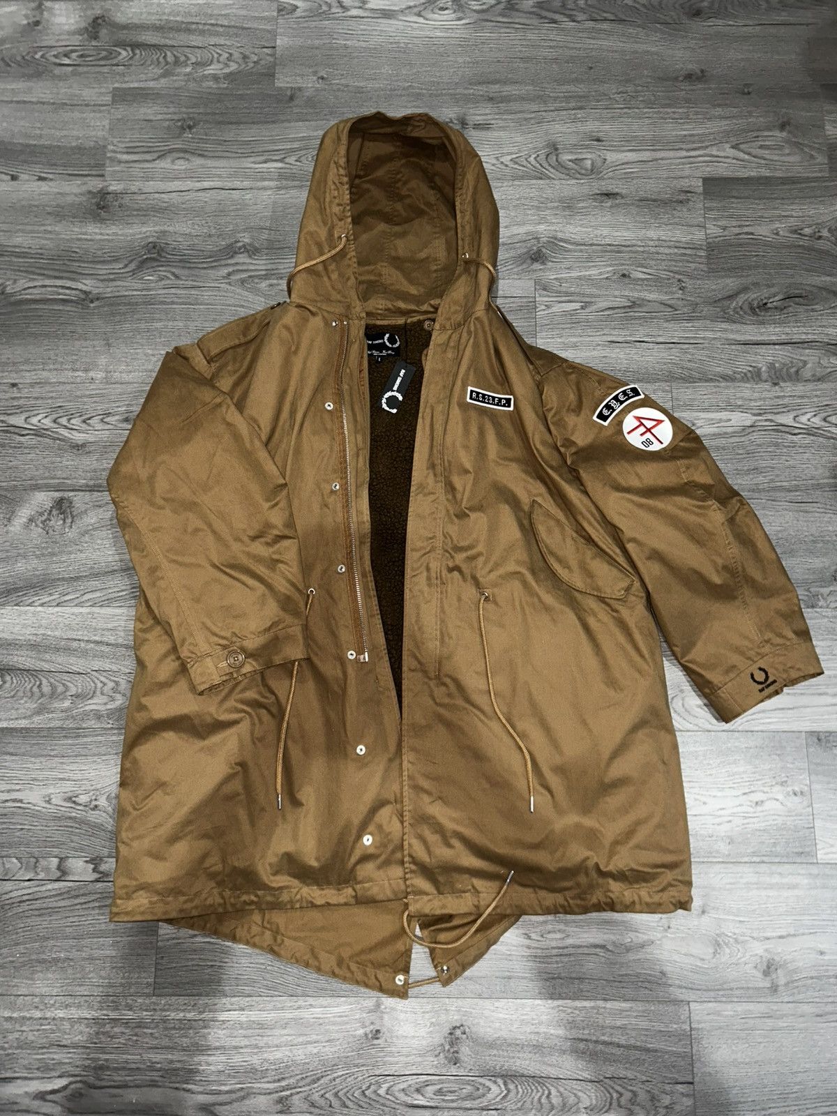 Fred Perry × Raf Simons BNWT Fred Perry x Raf Simons Padded Parka (Last Collection) Size US L / EU 52-54 / 3 - 1 Thumbnail