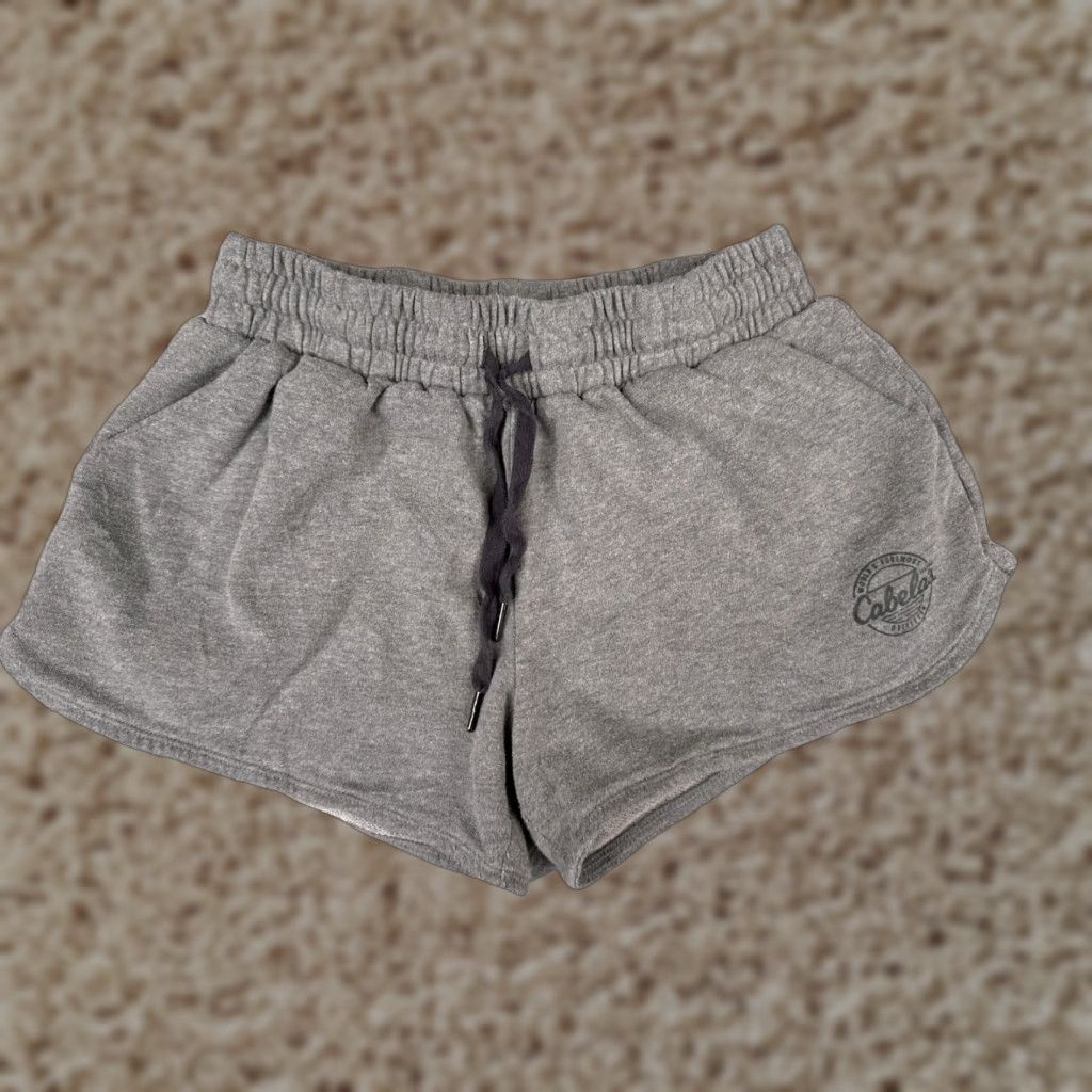 Vintage Cabela's Womens Shorts Small Gray Sweat Elastic Waist Terry Casual Hiking Workout Athleisure 28x3 Size 28" / US 6 / IT 42 - 1 Thumbnail