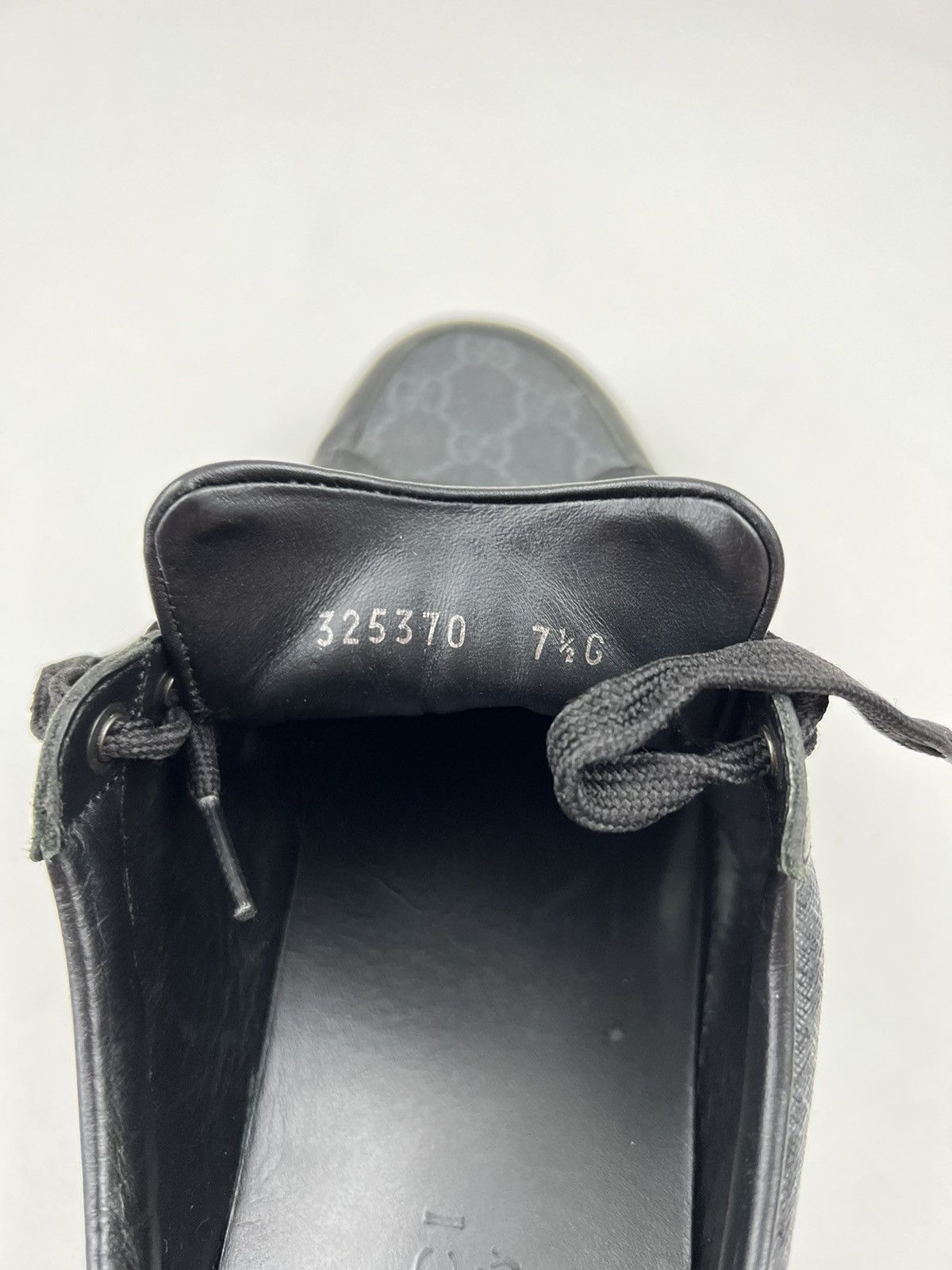Gucci GUCCI Sneakers Low Top Leather Shoes BROOKLYN GG Monogram Size US 8 / EU 41 - 18 Thumbnail