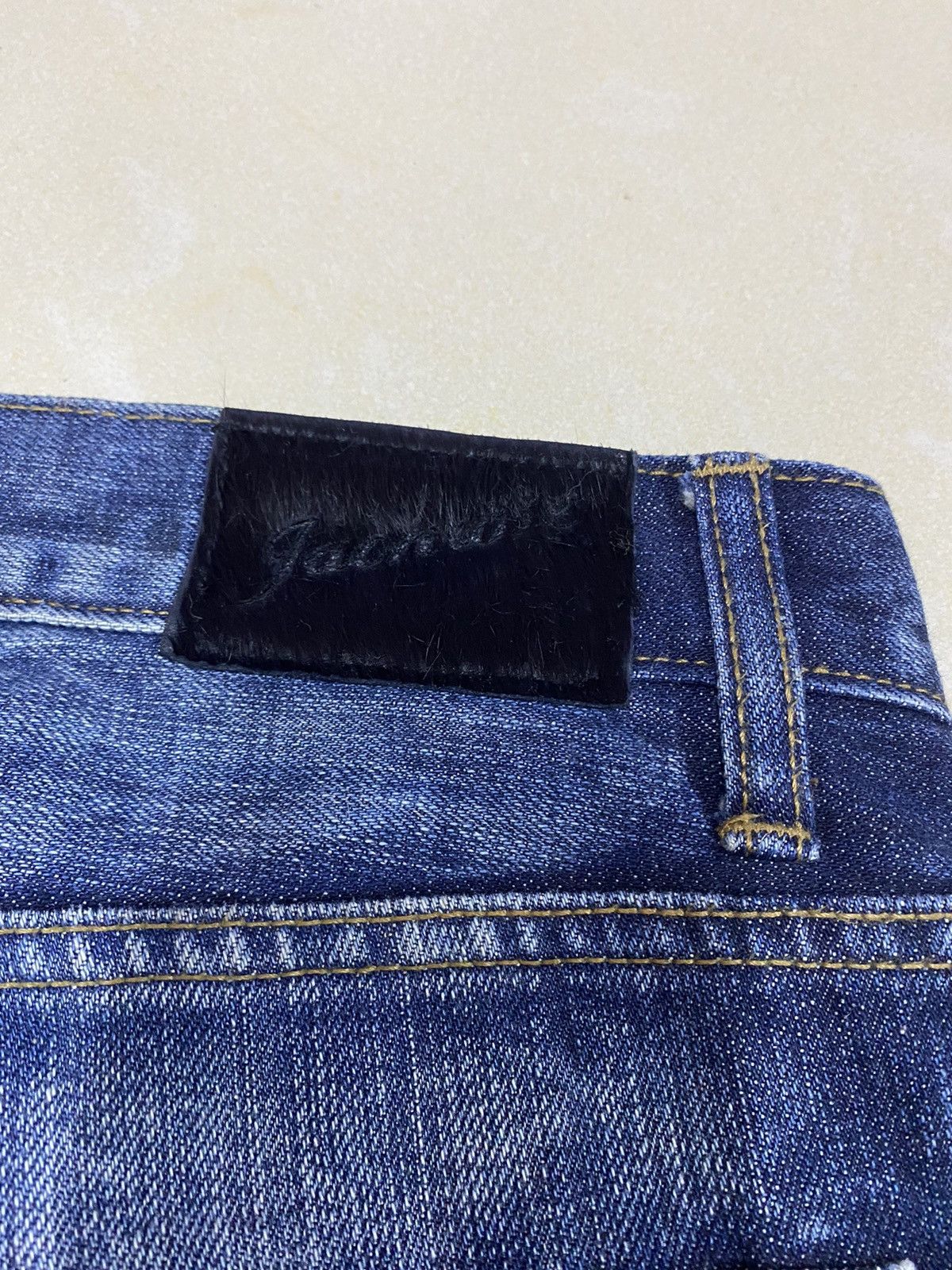 Japanese Brand Jackrose Clawmark Flared Jeans Denim