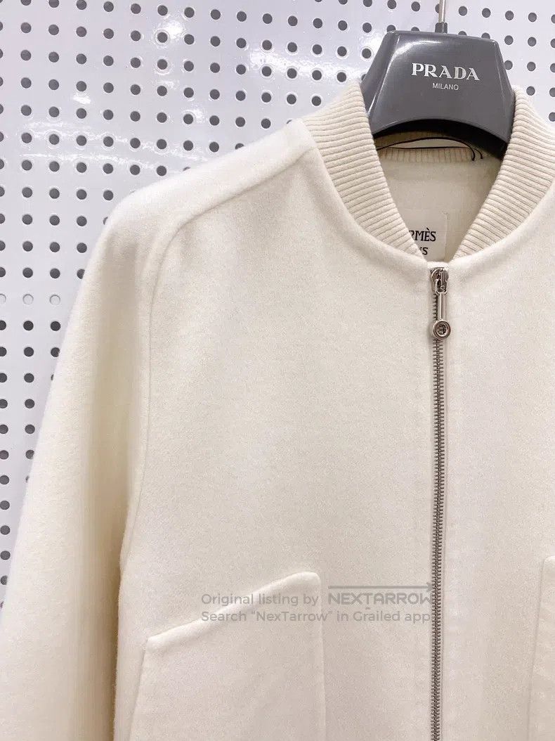 Hermes Hermes Cashmere Baseball Jacket Size XS / US 0-2 / IT 36-38 - 3 Thumbnail