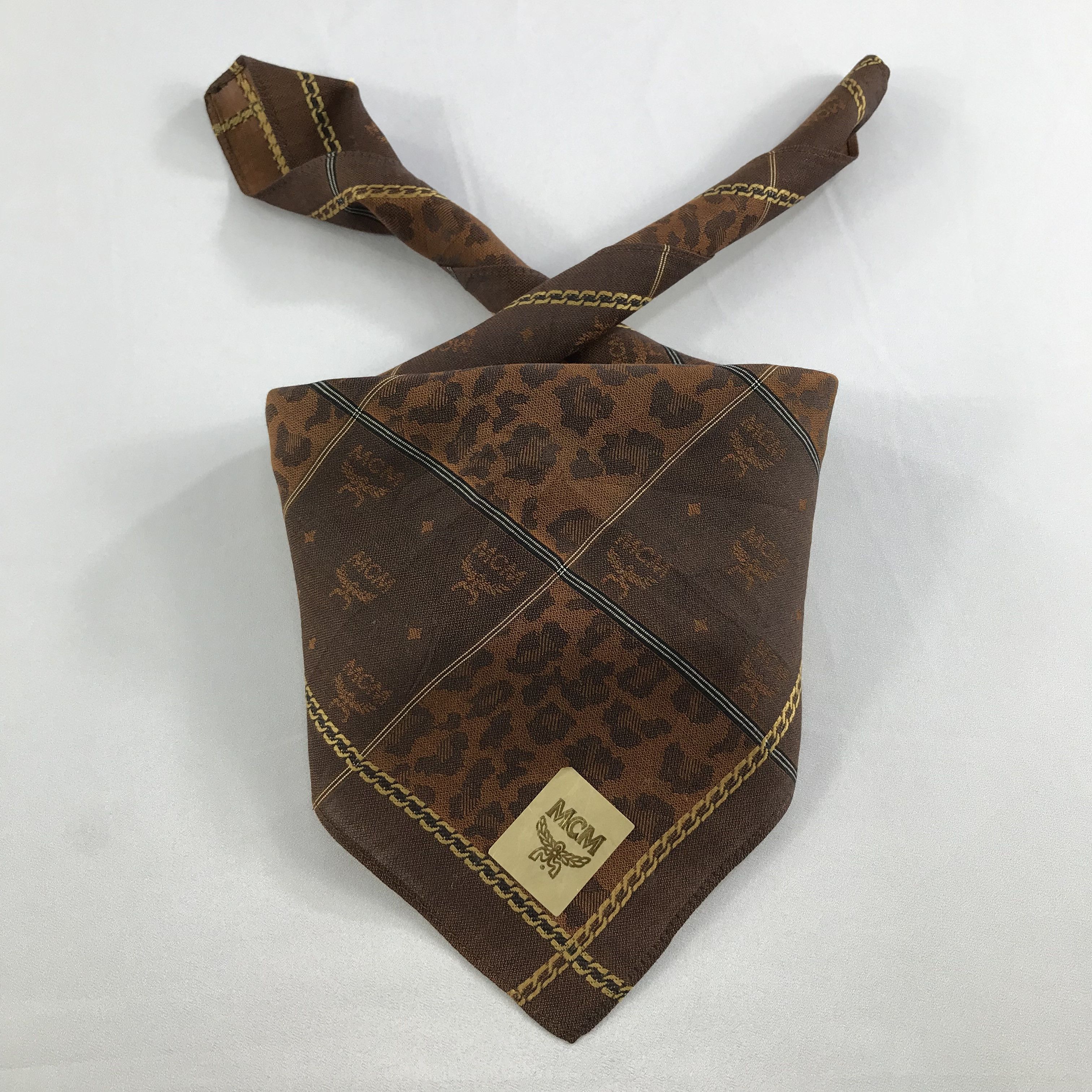 MCM × Vintage MCM Bandana / Handkerchief / Neckerchief - S2590 Size ONE SIZE - 3 Thumbnail