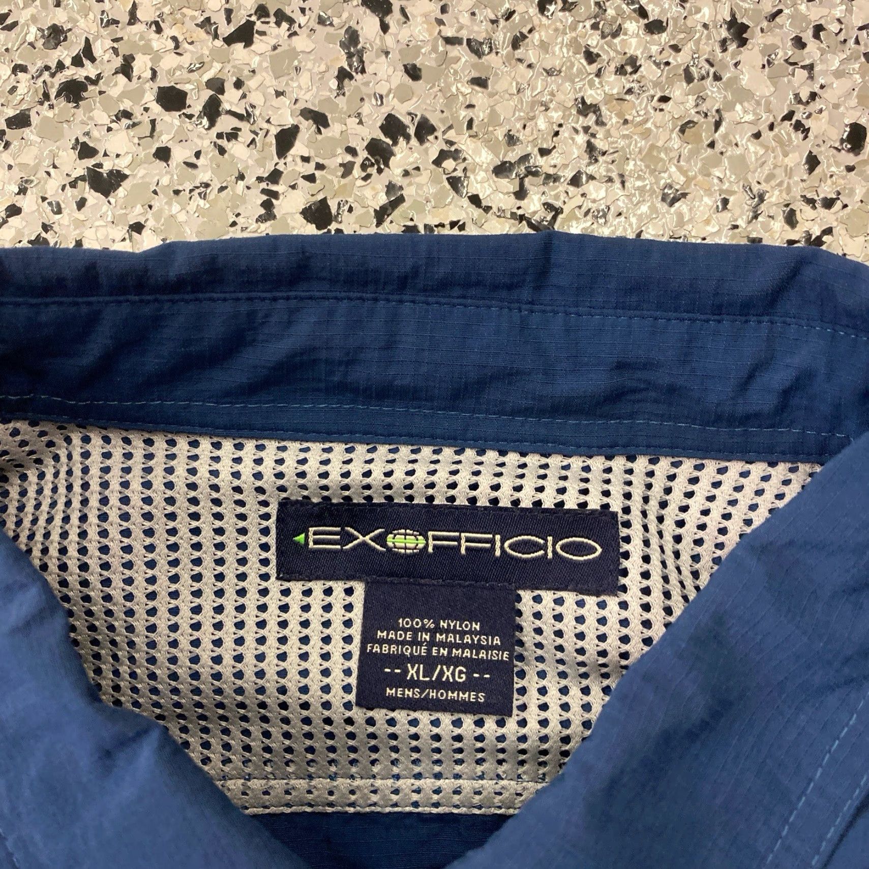 ExOfficio EXOFFICIO Shirt Mens XL Long Sleeve Fishing Hike Trail Vented Snap Button Blue Size US XL / EU 56 / 4 - 2 Thumbnail