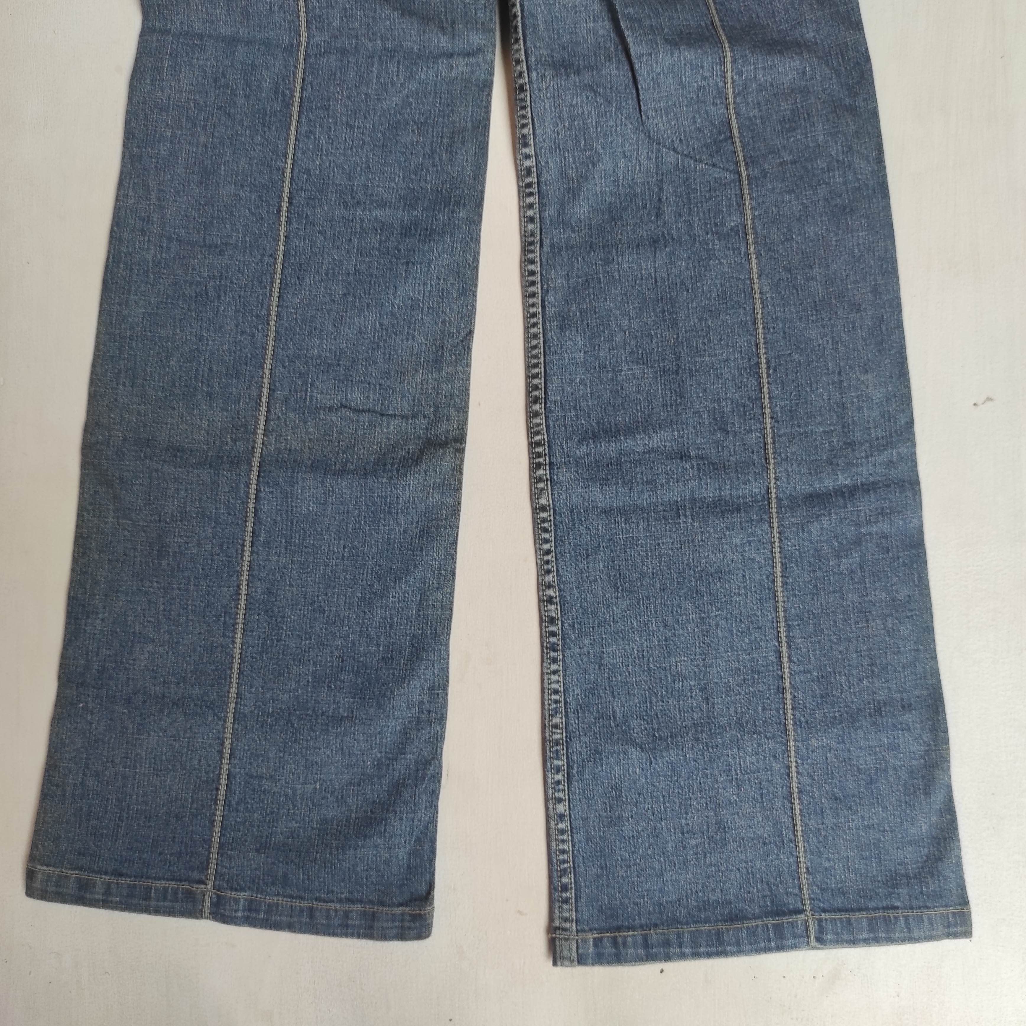 Hysteric Glamour Nudist Jean Brappers Baggy Low Waist Flare Denim Jeans BNWT Size 28" / US 6 / IT 42 - 15 Thumbnail