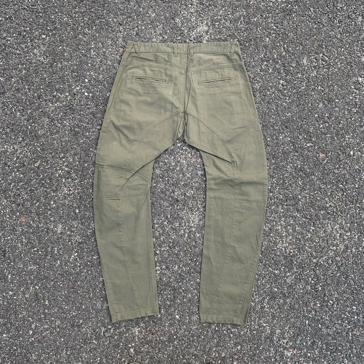 Designer × Vivienne Westwood SICKSS💥 VIVIENNE WESTWOOD MAN DROP CROTCH CURVE BANANA LEGS Size US 32 / EU 48 - 2 Thumbnail