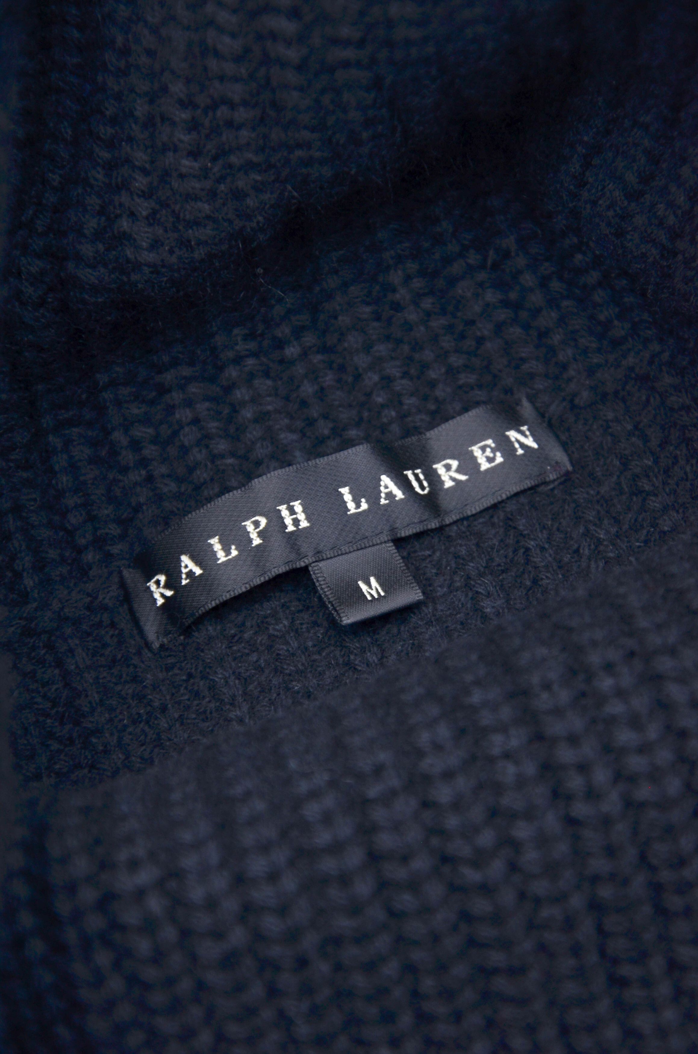 Ralph Lauren Ralph Lauren Black Wool Cashmere Poncho Sweater size M-L Size M / US 6-8 / IT 42-44 - 5 Thumbnail