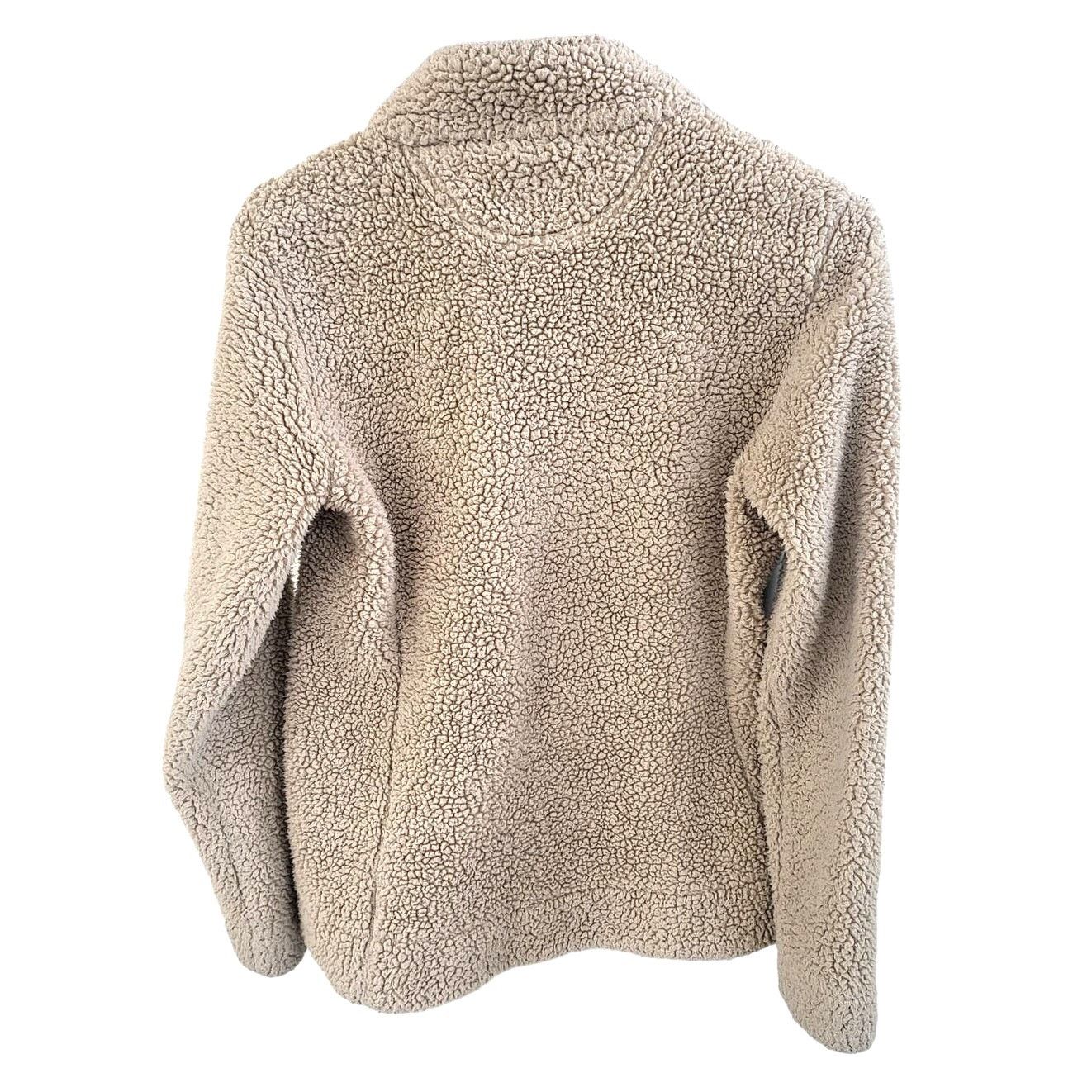 Calvin Klein Calvin Klein Tan Front Zip Sherpa Jacket - XS Size XS / US 0-2 / IT 36-38 - 2 Thumbnail