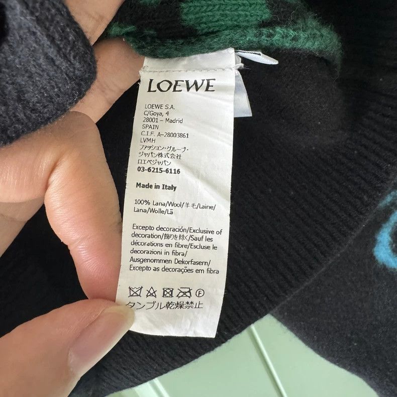 Loewe LOEWE Black wool cardigan Size M / US 6-8 / IT 42-44 - 4 Thumbnail