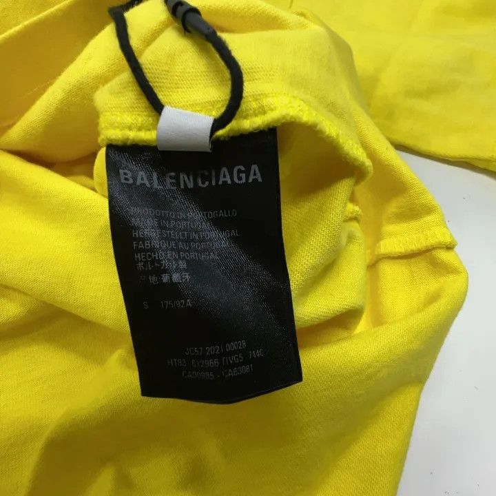 Balenciaga Balenciaga Balenciaga FW21 Logo Vintage Short Sleeve TShir Size US S / EU 44-46 / 1 - 5 Thumbnail