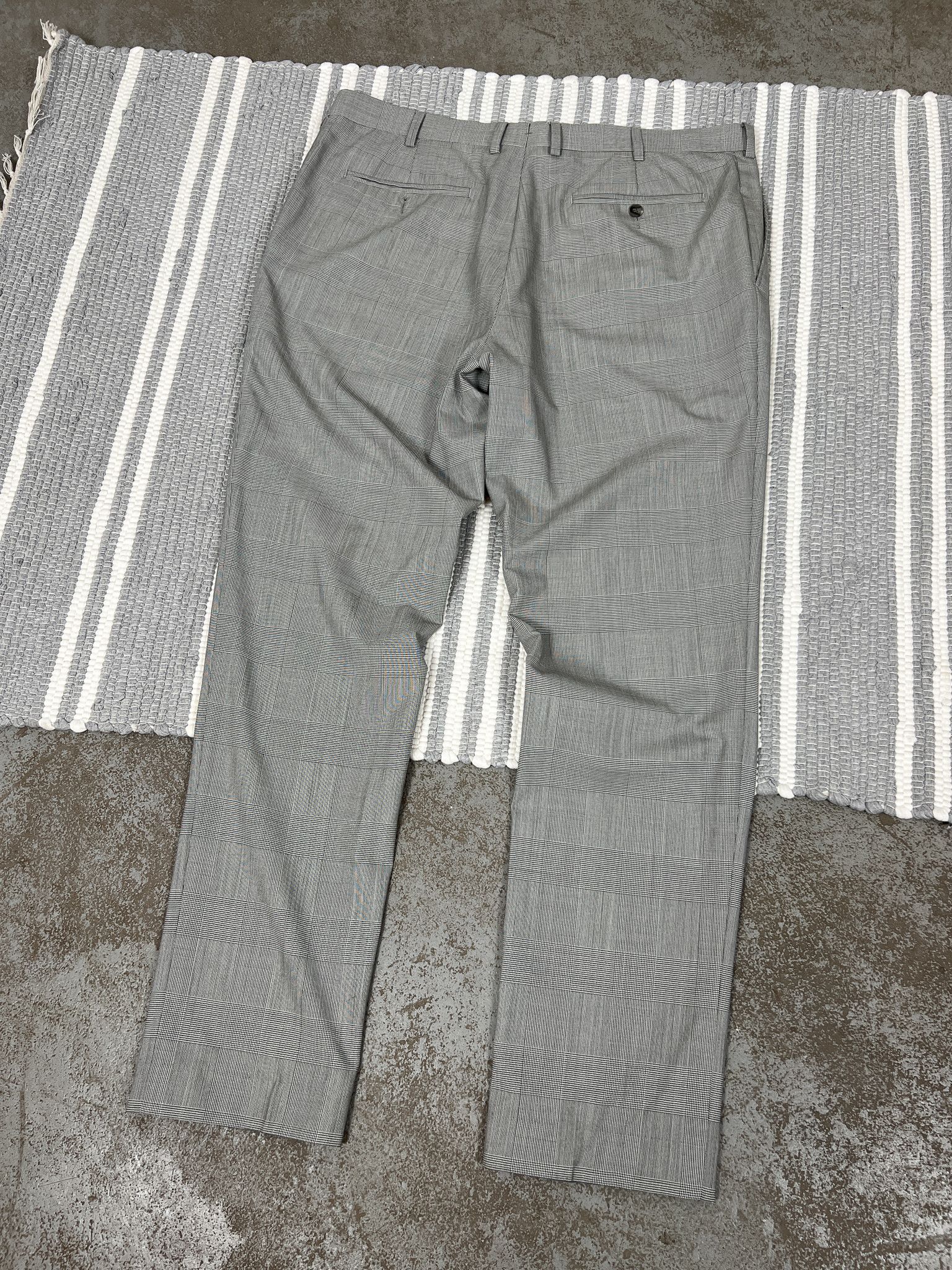 Suitsupply Suitsupply Dress Check Gray Trousers Pants Size US 36 / EU 52 - 2 Thumbnail