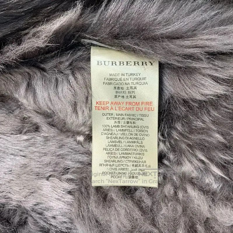 Burberry Burberry Gray Women's Coat with Fur Collar. Size XL / US 12-14 / IT 48-50 - 7 Thumbnail