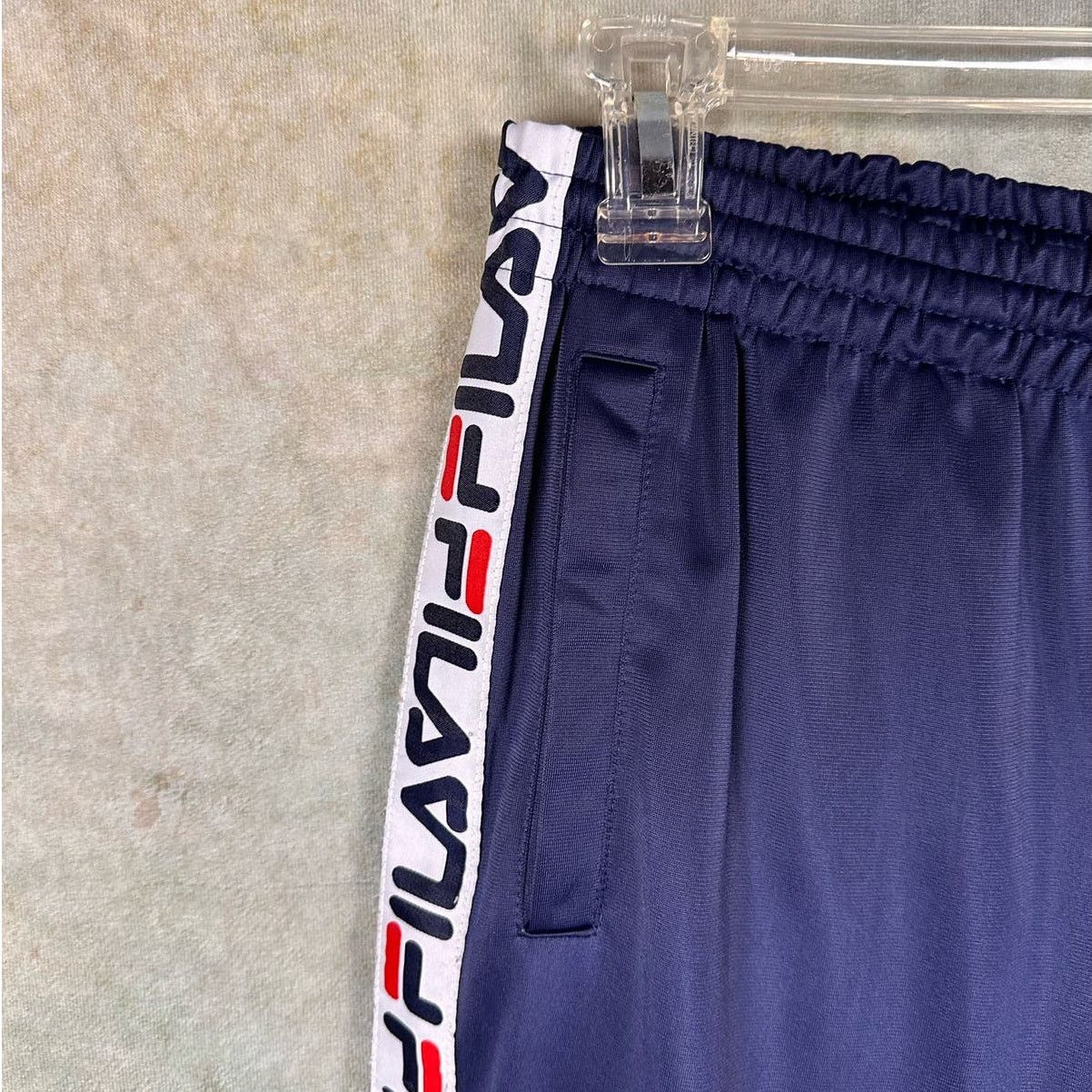 Fila × Pierre Cardin × Urban Outfitters Fila Pierre Cardin Track Pants Womens Sz S Navy Blue Urban Size 28" / US 6 / IT 42 - 6 Thumbnail