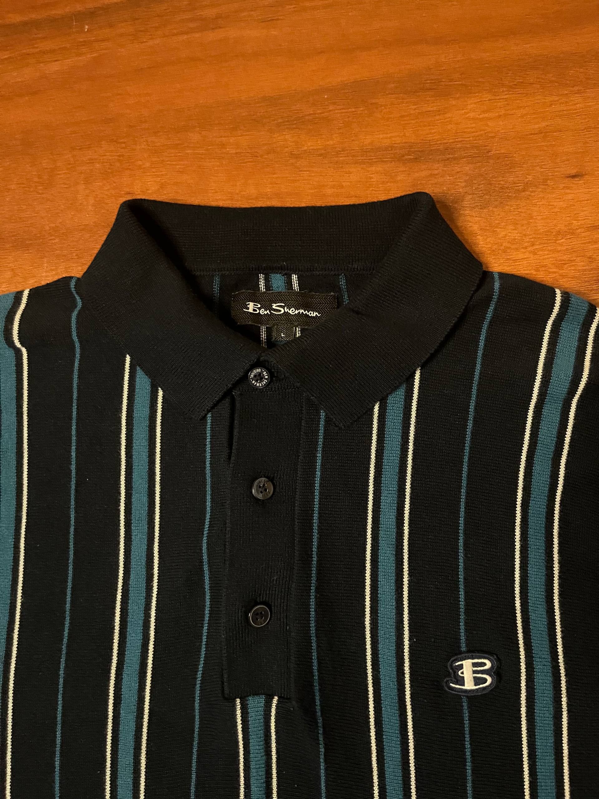 Ben Sherman Ben Sherman Striped Polo Size US L / EU 52-54 / 3 - 5 Thumbnail