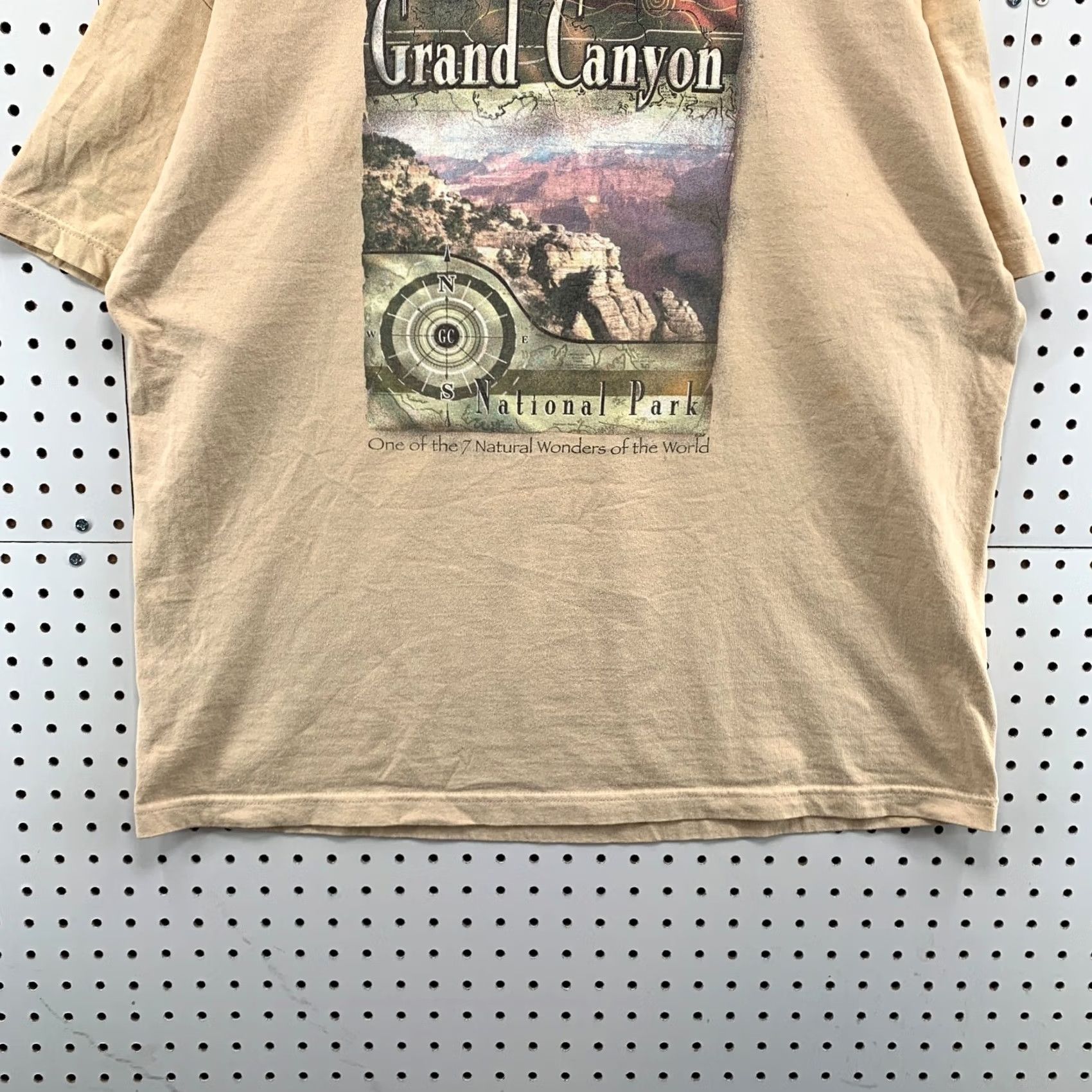 Vintage VINTAGE Grand Canyon Compass Shirt Brown Short Sleeve 2XL Men 25x30.5 90s Nature Cotton Blend Alstyle Shirt Mens Size US XXL / EU 58 / 5 - 6 Thumbnail