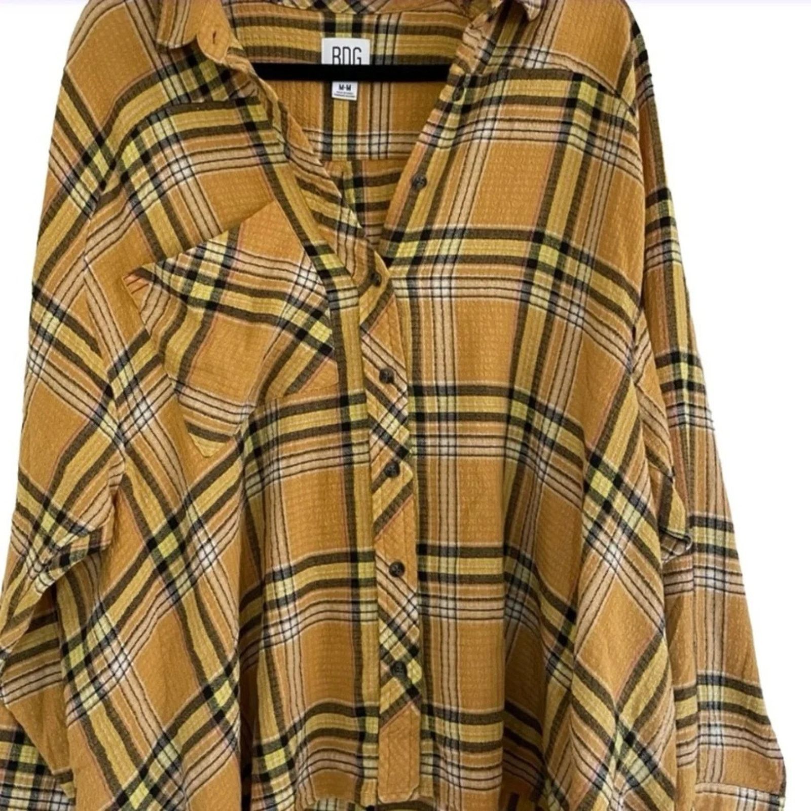 Bdg BDG Urban Outfitters boyfriend button down shirt, size SP Size S / US 4 / IT 40 - 1 Thumbnail
