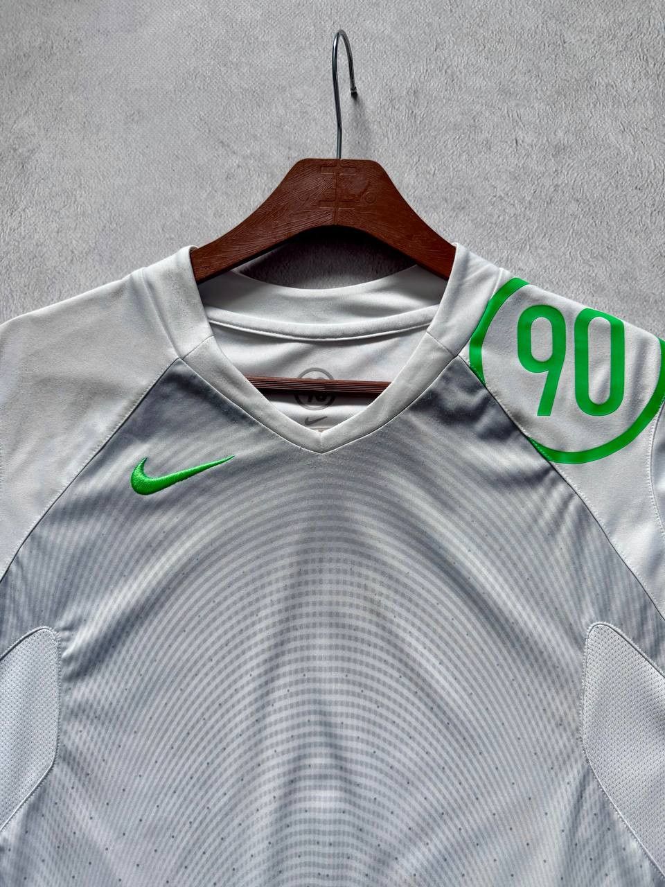 Nike Vintage 00s Nike T90 Total 90 Hype Soccer T-shirt Blokecore Size US L / EU 52-54 / 3 - 4 Thumbnail