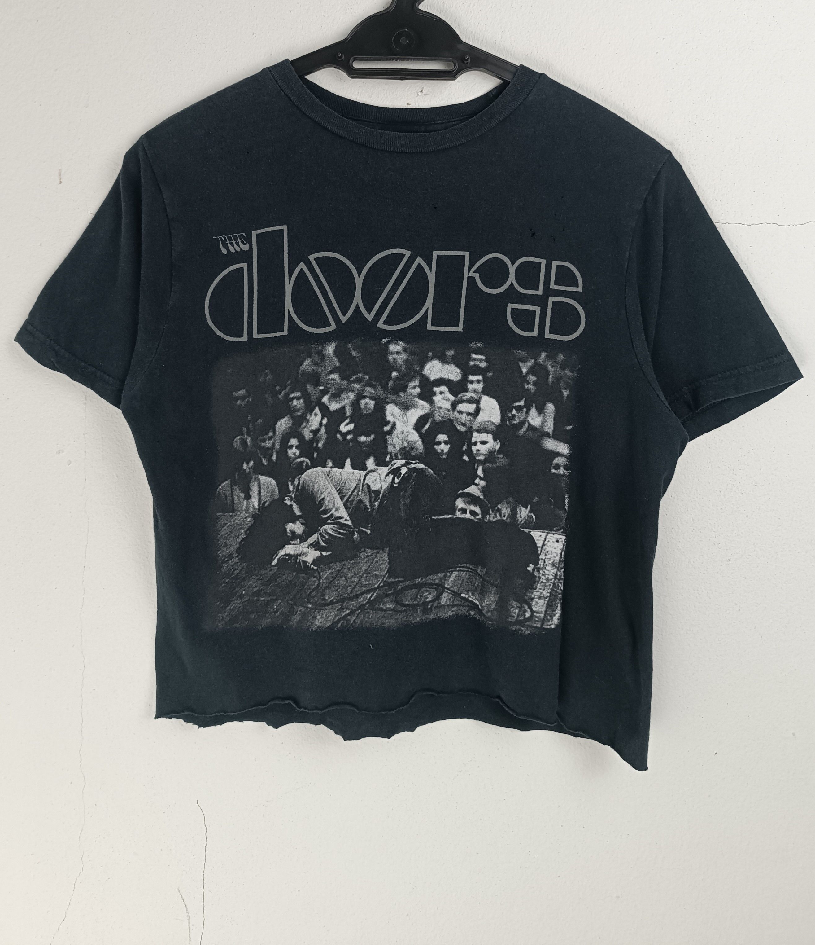 Vintage THRASHED FADED VINTAGE Y2K THE DOORS CROP TOP MORRISON who Size US S / EU 44-46 / 1 - 3 Thumbnail