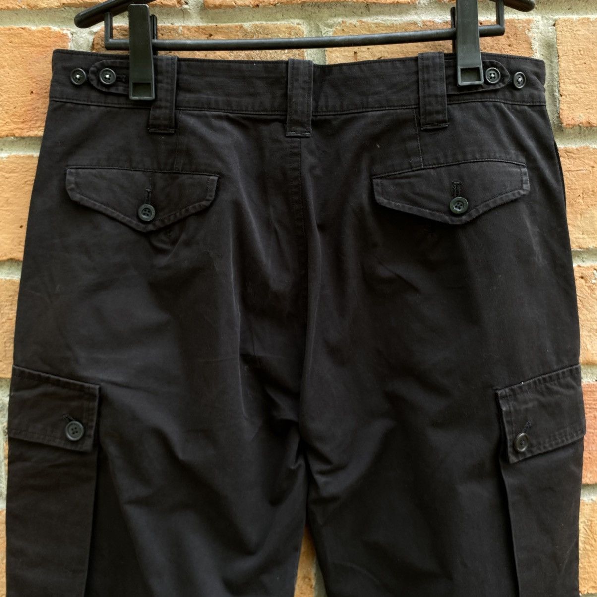 Yohji Yamamoto Yohji Yamamoto Black Cargo Pants Size US 38 / EU 54 - 12 Thumbnail