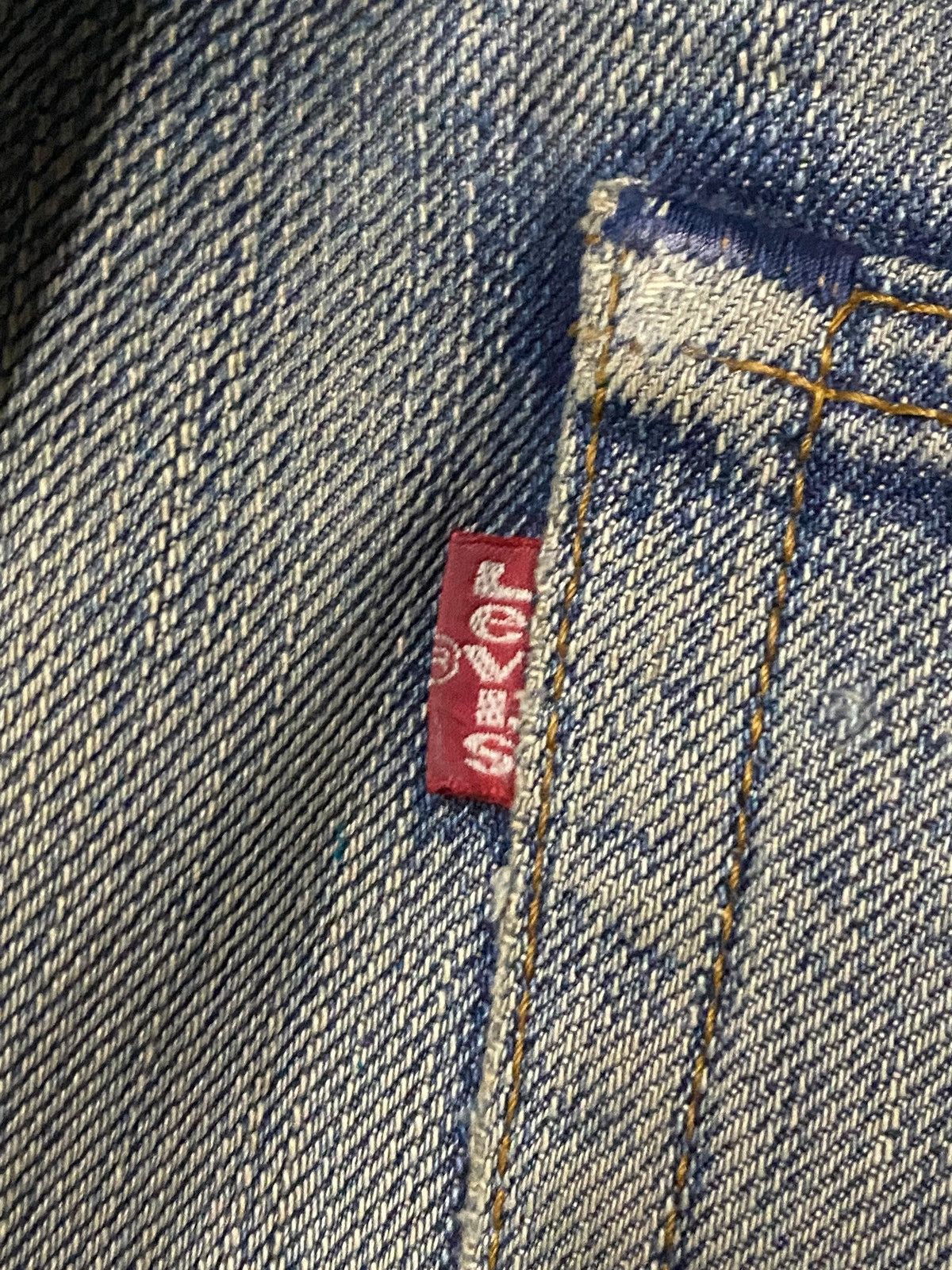 Levi's Vintage Levis 503 Mud Wash Distressed Button J09 Baggy Jeans Size US 34 / EU 50 - 14 Thumbnail