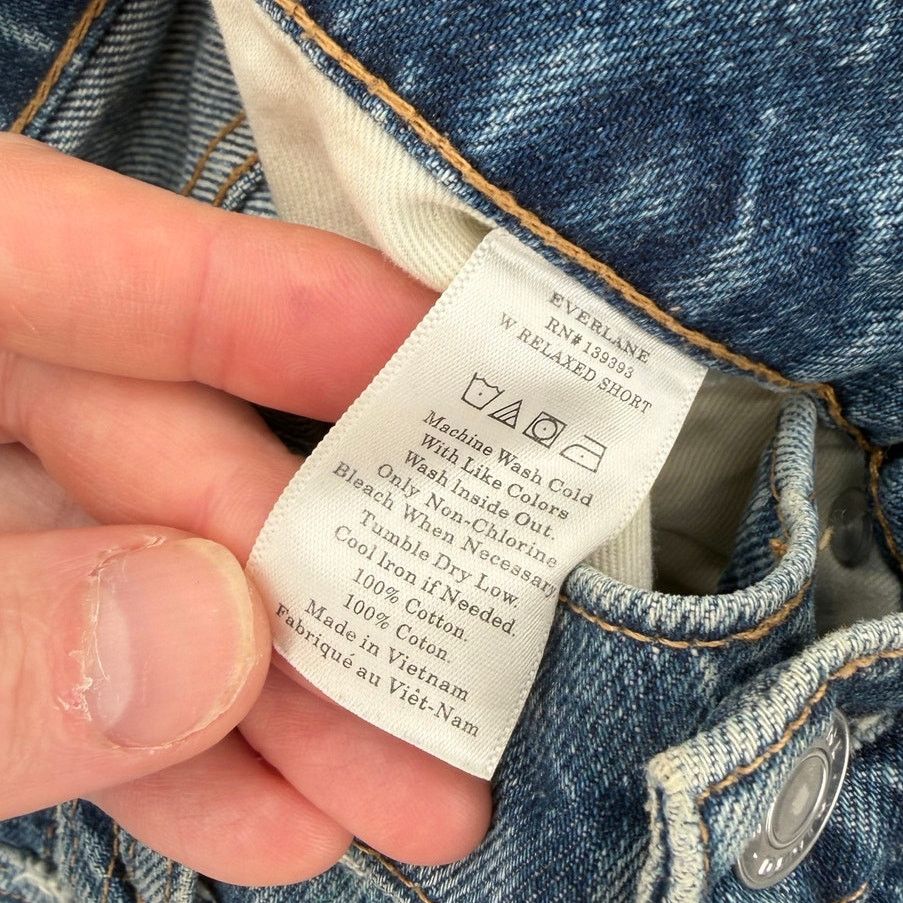 Everlane Everlane The Denim Short, 5" Cut Off, Medium Blue Size 26" / US 2 / IT 38 - 5 Thumbnail