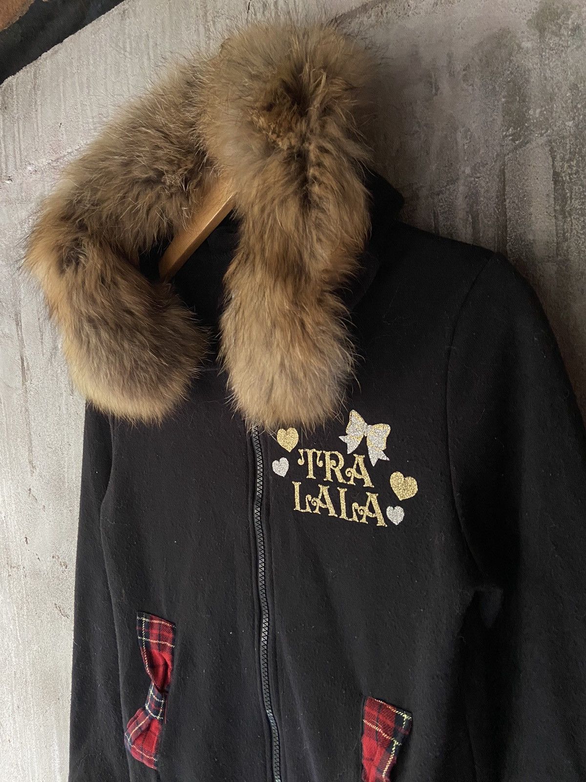 Hysteric Glamour × If Six Was Nine × Japanese Brand TRALALA GIRL LIKE OF STYLE FUR ZIP HOODIE Size US XS / EU 42 / 0 - 3 Thumbnail