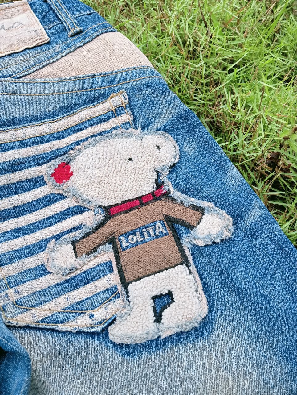 Japanese Brand VINTAGE LOLITA JEANS DISTRESSED DENIM JEANS Size US 33 - 5 Thumbnail