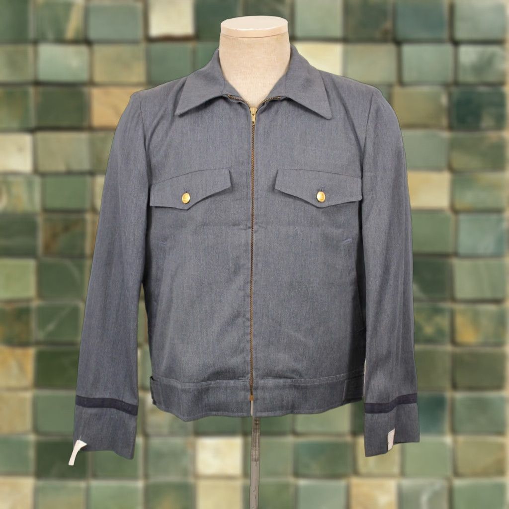 Vintage VTG US Postal Carrier Jacket 60s 70s Blue Mens 36 Regular 1960s 1970s Mail Size US XXS / EU 40 - 1 Thumbnail