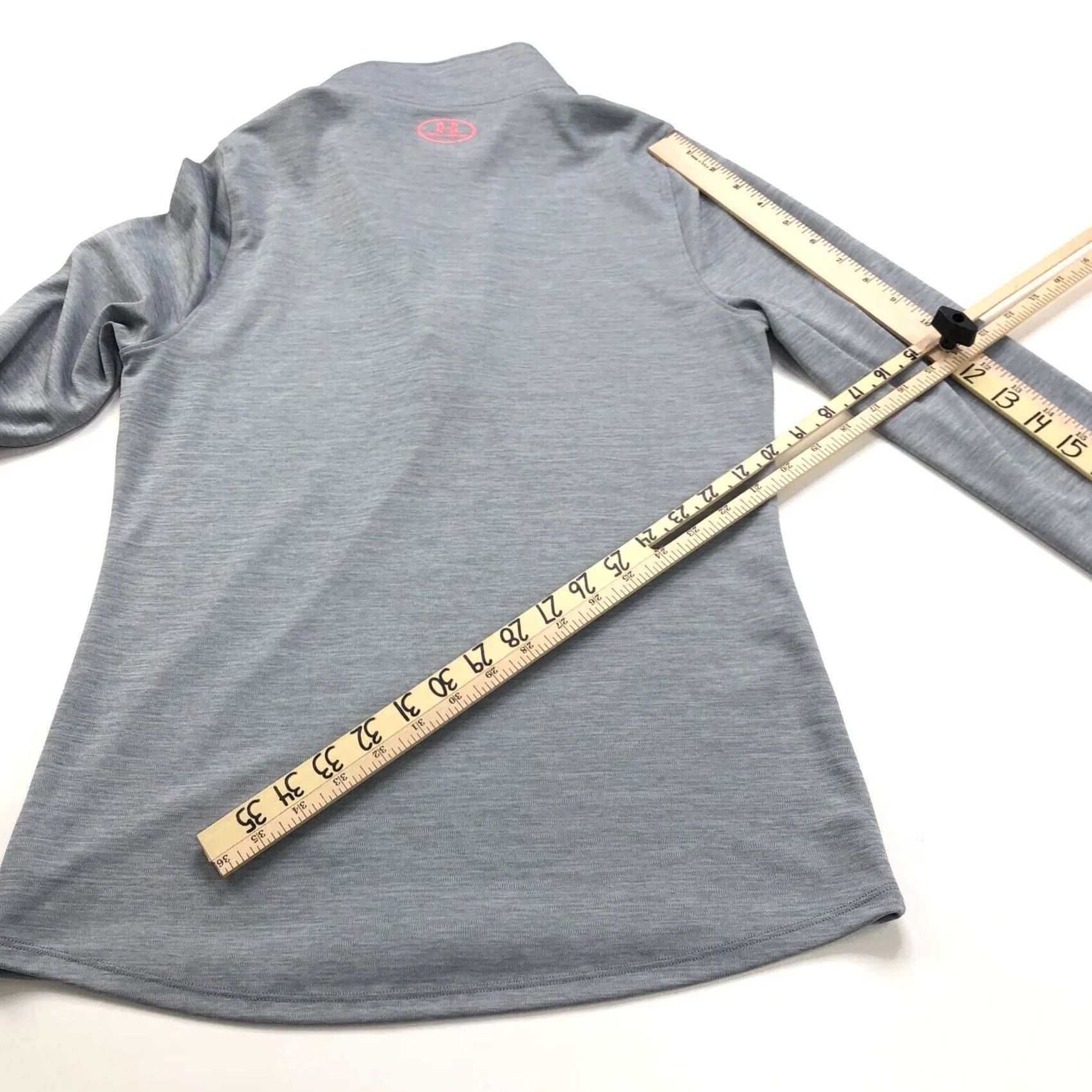 Under Armour Under Armour HeatGear Pullover 1/4 Zip Long Sleeve Running Women's M Gray Size M / US 6-8 / IT 42-44 - 4 Thumbnail