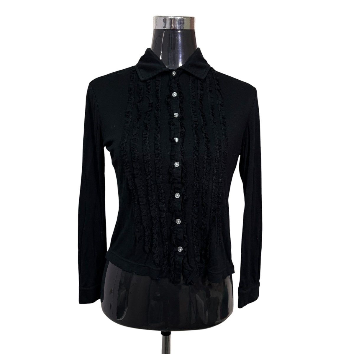Junko Shimada Junko Shimada ruffled button up shirt gothic dark romantic Size XS / US 0-2 / IT 36-38 - 1 Thumbnail