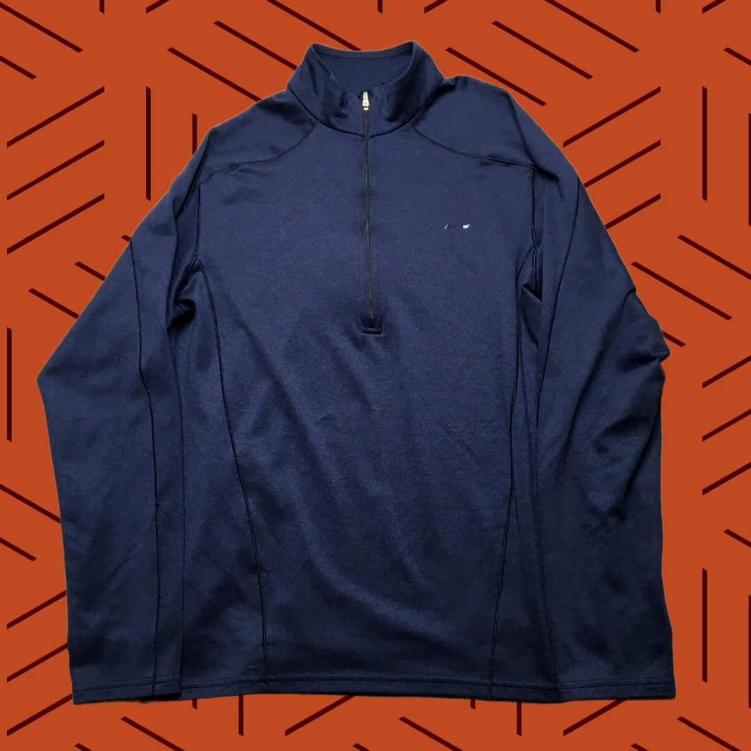 Patagonia Patagonia Capilene 3 Midweight 1/4 Zip Mens Medium Blue Long Sleeve Base Layer Shirt Size US M / EU 48-50 / 2 - 1 Thumbnail