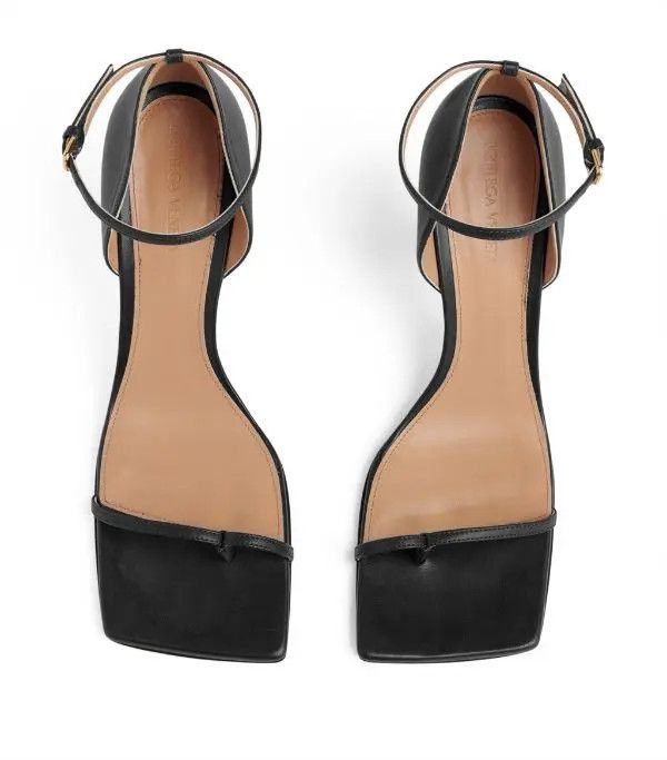 Bottega Veneta o1bcso1str0924 Stretch Strap Sandals in Black Size US 11 / IT 41 - 4 Thumbnail
